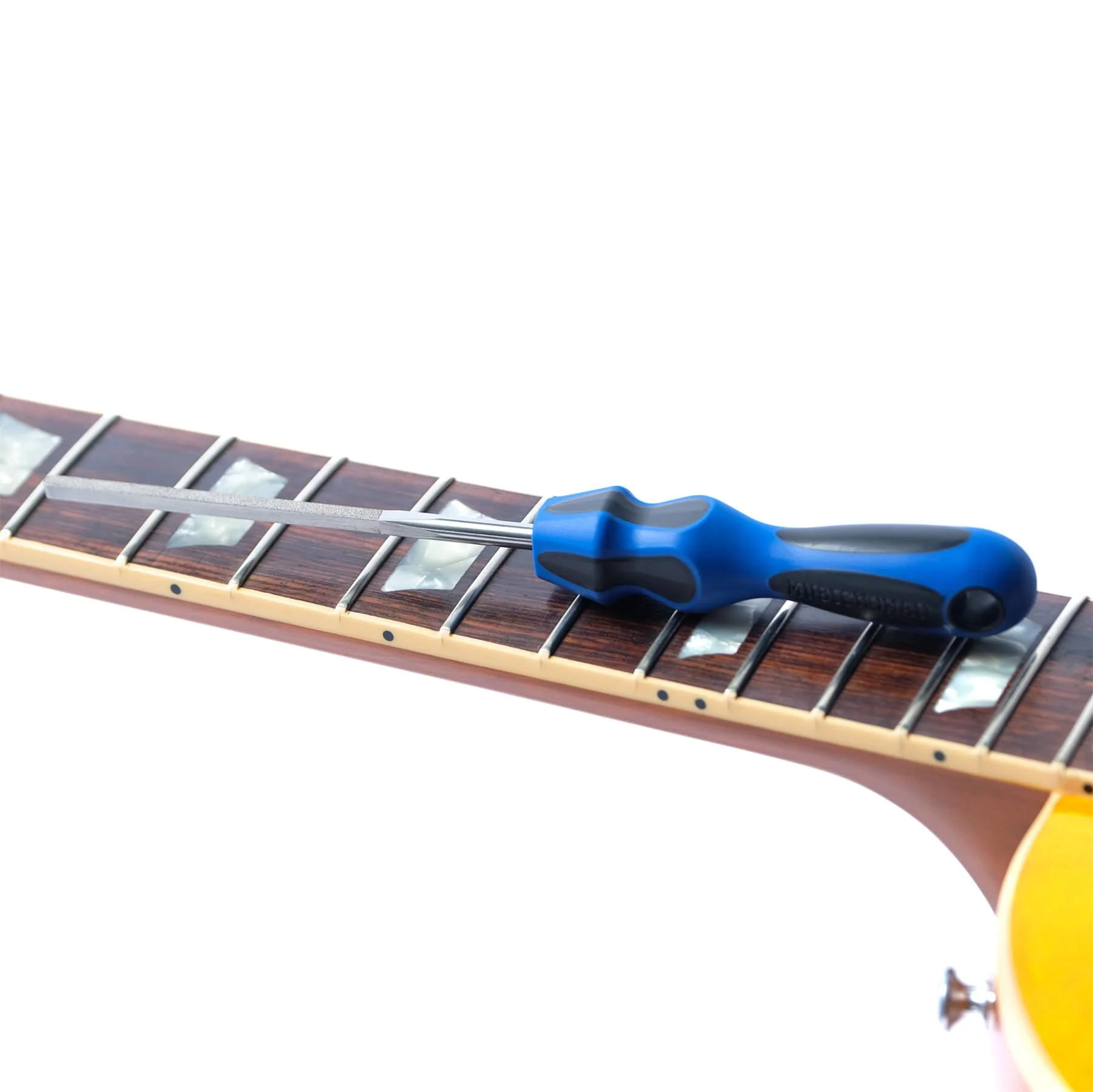 MusicNomad MN830 Diamond Coated Guitar Fret End Dressing File (E-File), Luthier & Tech Tool for Fret Sprout, Sharp Ends & Deburring - Image 6