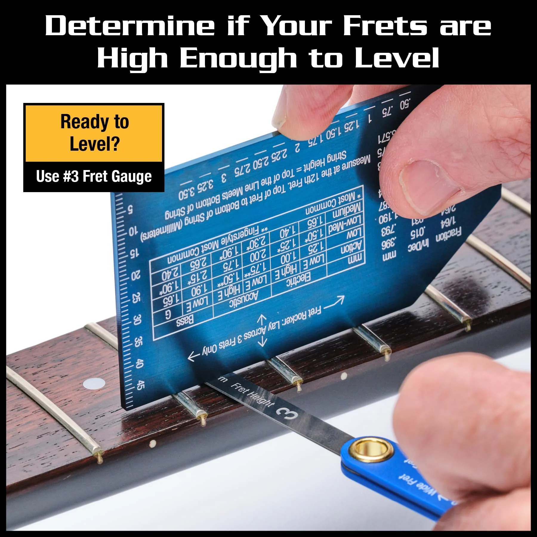 MusicNomad Precision Fret Gauge Tool (MN840) - Image 5