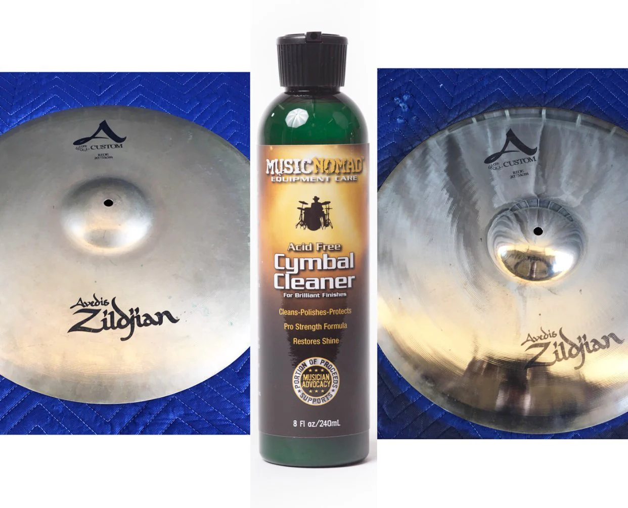 MusicNomad Premium Cymbal Cleaner for Brilliant Finishes, 8 oz. (MN111) - Image 3