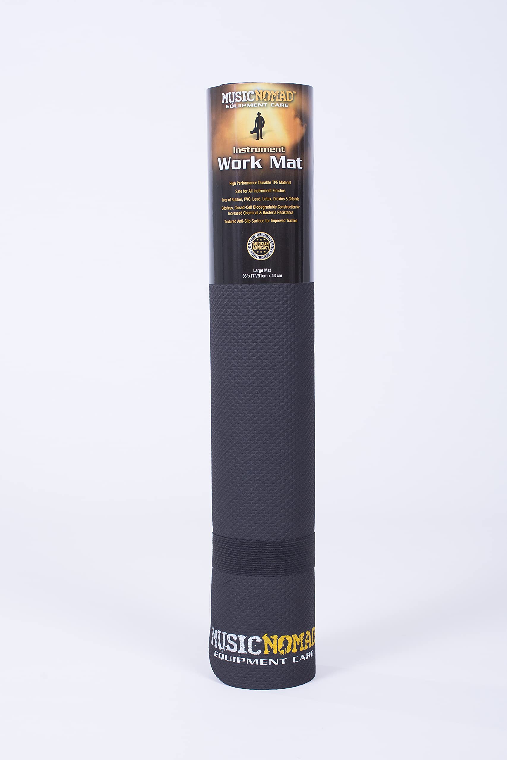 MusicNomad Premium Guitar Work Mat Pad for Repair, String Changing, Setup, Workstation, Bench, 17” x 36” (MN208) 17" x 36" - Image 2