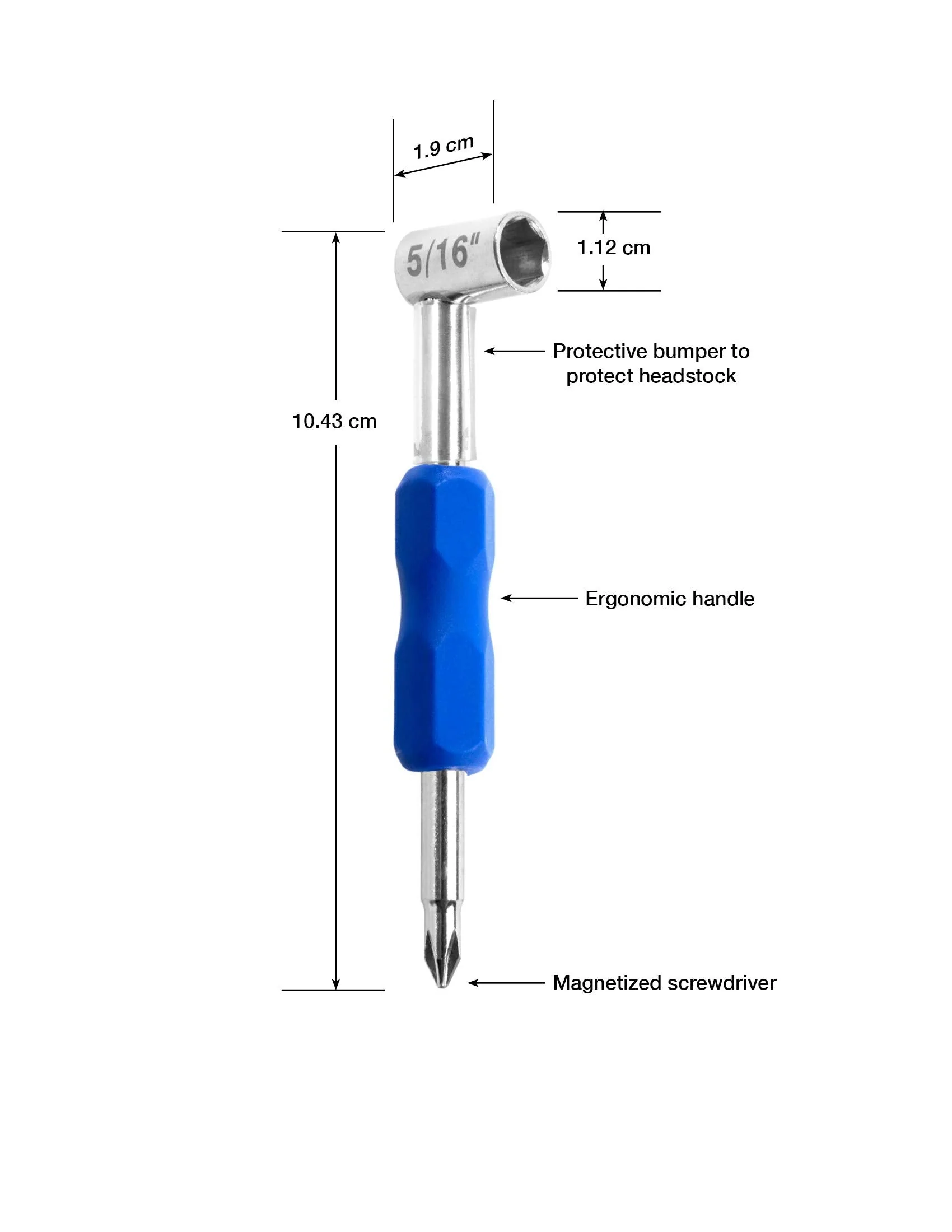 MusicNomad Truss Rod Neck Relief Measure and Adjust Kit Compatible with Gibson and PRS (USA) Guitars (MN611) - Image 7
