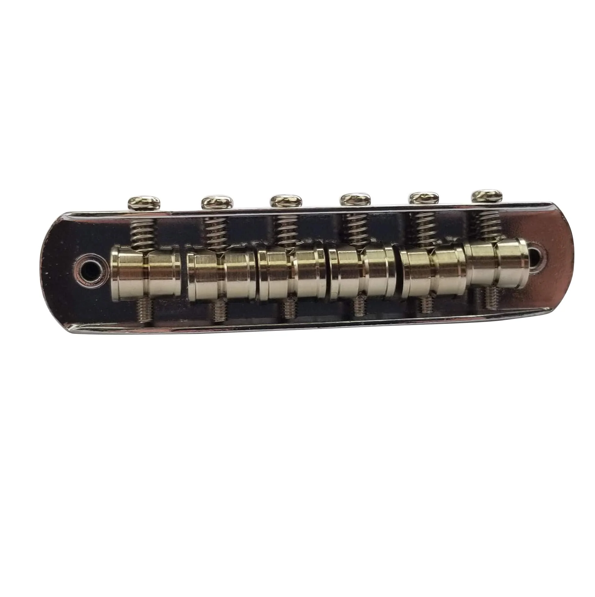 Mustang Bridge w/Large Saddles, also fits Fender Jaguar or Jazzmaster- Chrome - Image 5