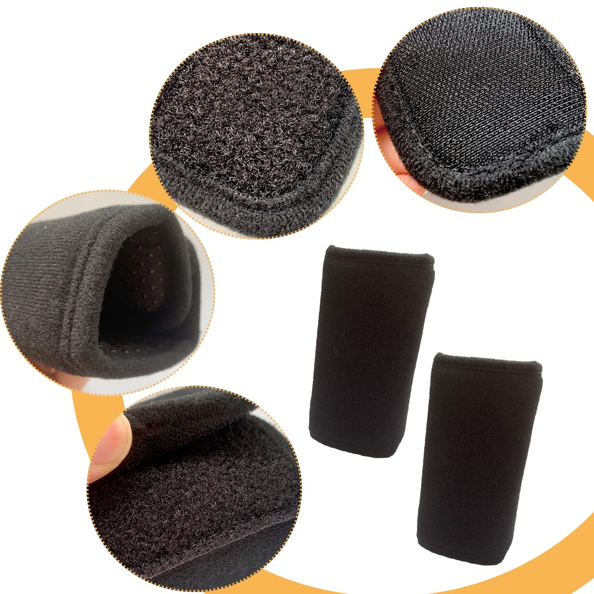MUTTIY Walkers Hand Grip Covers Padded Memory Foam Core Moisture Wicking Antibacterial Washable Pack of 2 - Image 5