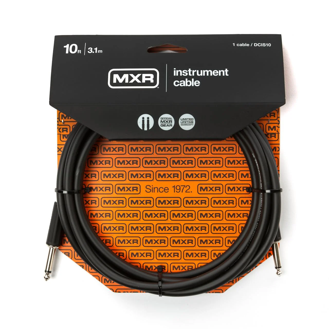 MXR DCIS10 High Performance Standard Instrument Cable (10 Ft), 2 Pack - Image 2