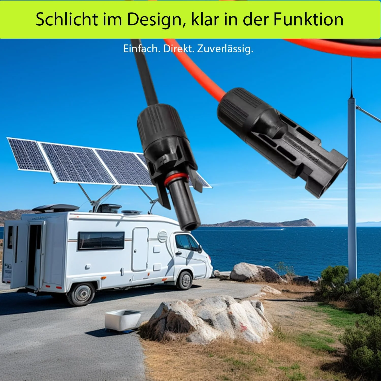 MXRPV Solar Cable 4 mm²/6 mm², Solar Cable Extension 2/3/5/10/15 m, Tool-Free Solar Extension Cable, PV Cable (6 mm², 5 m) 6mm²5m - Image 6