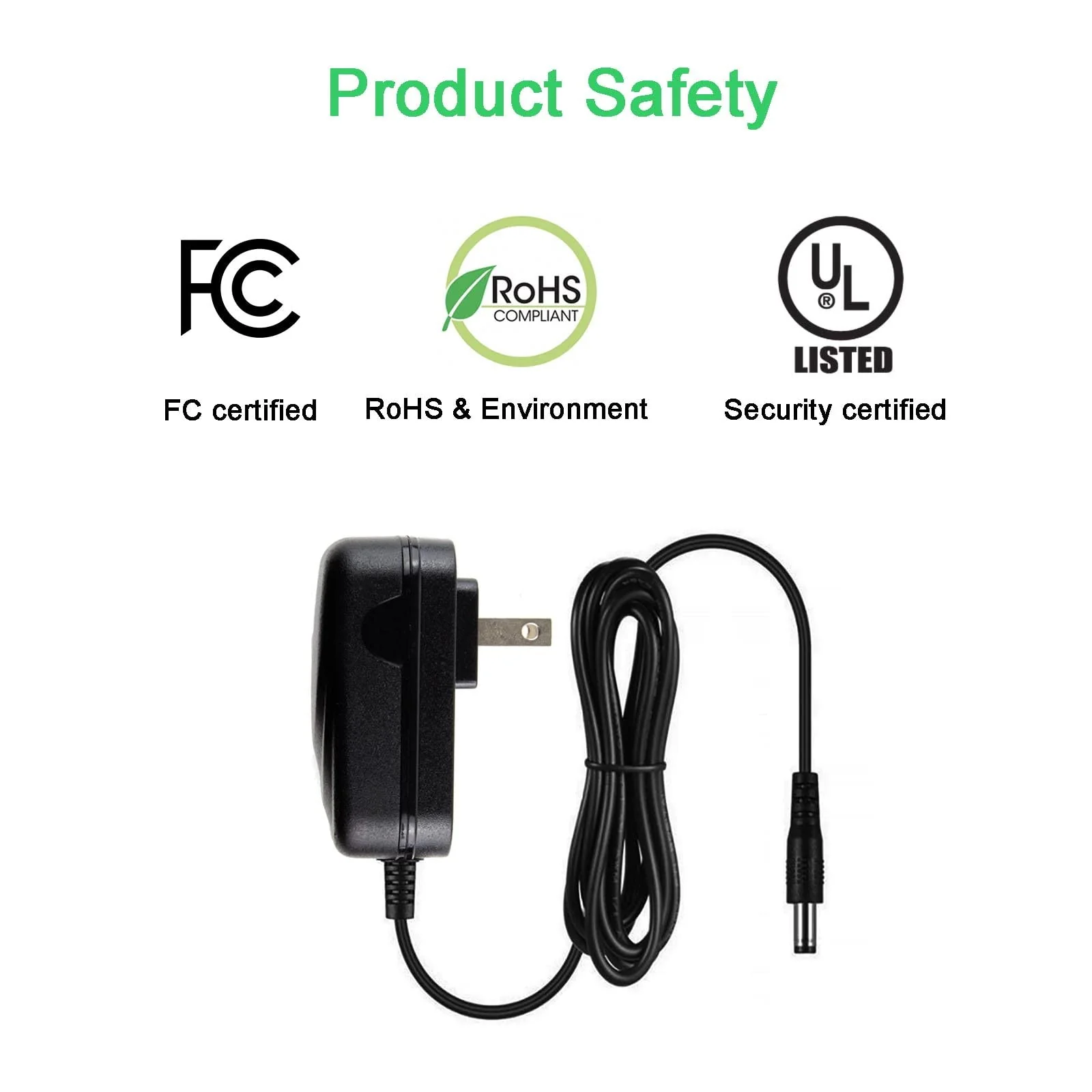 MyVolts 12V Power Supply Adaptor Compatible with Blackmagic Design SDI to HDMI Mini Converter - US Plug Standard PSU - Image 7