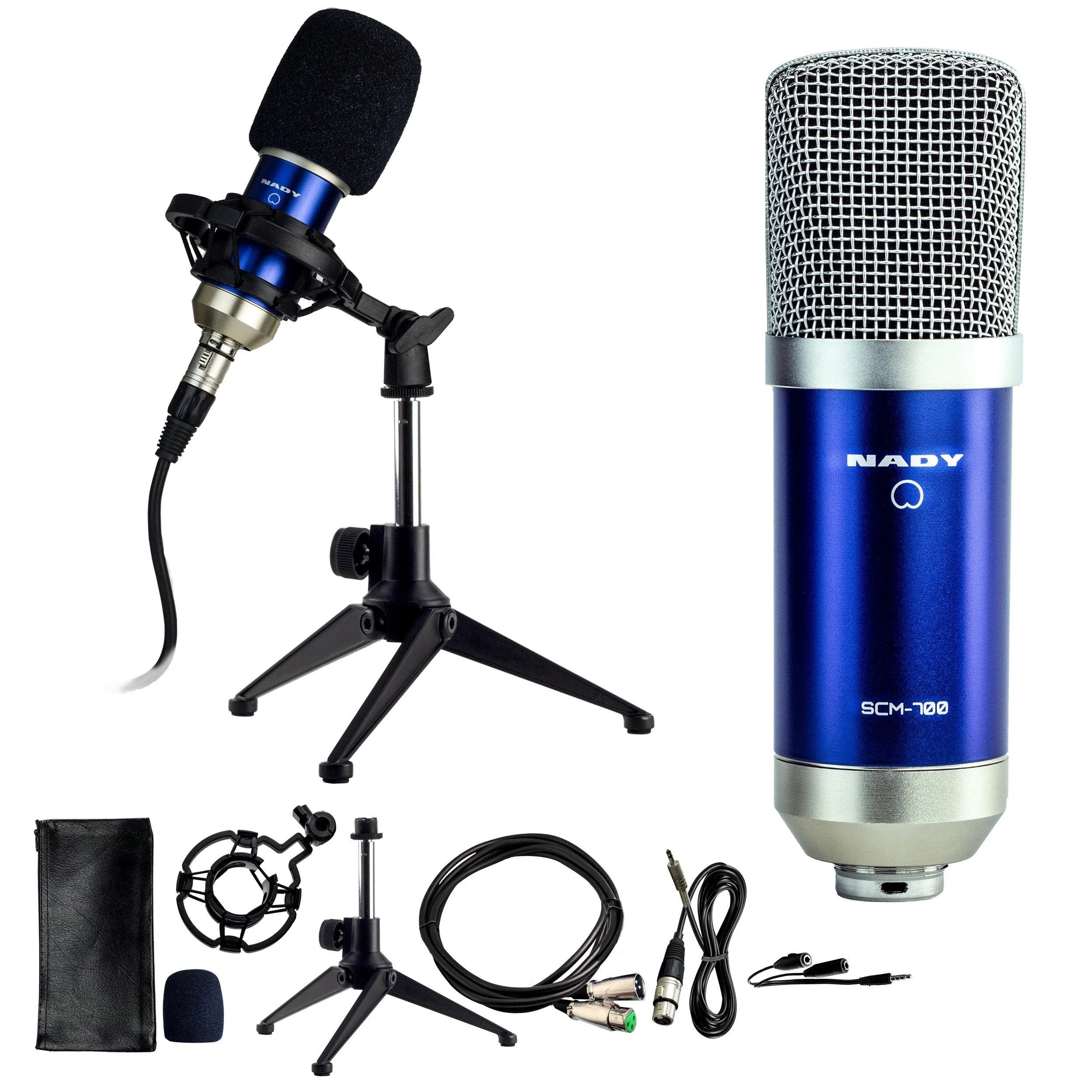 Nady SCM-700 Large Diaphragm Studio Condenser Microphone, Cardioid