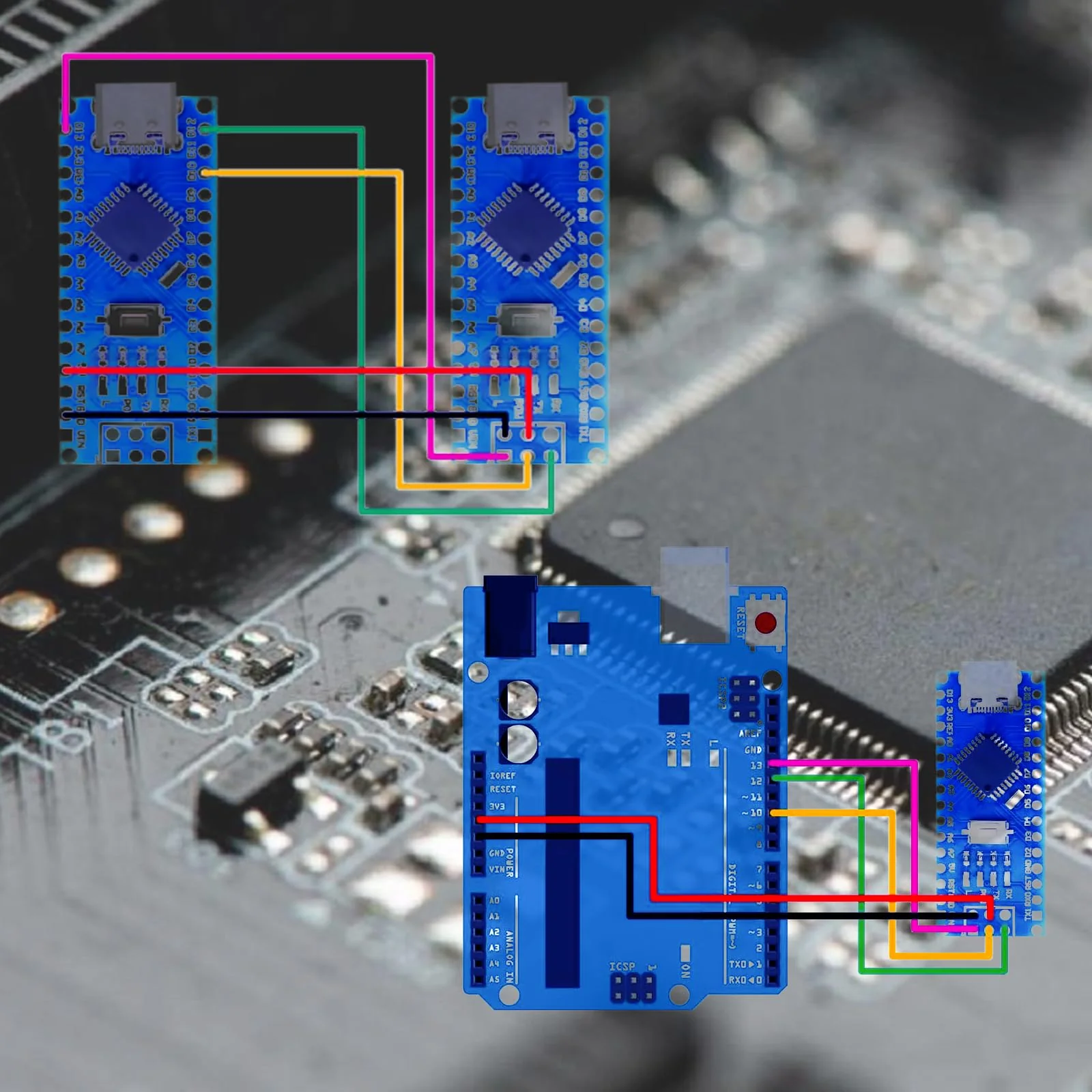 Nano Module with CH340 Microchip, 5 V/16 MHz Nano Board Compatible with Arduino IDE (Type C Port) Pack of 2 - Image 3