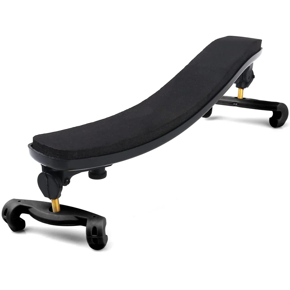 NANYI 4/4 Violin Shoulder Rest Collapsible Adjustable 3/4 Size Violin niversal Type Violin Parts soft Safety Easy to use, High strength sponge (Black) mute and rosin. - Image 4