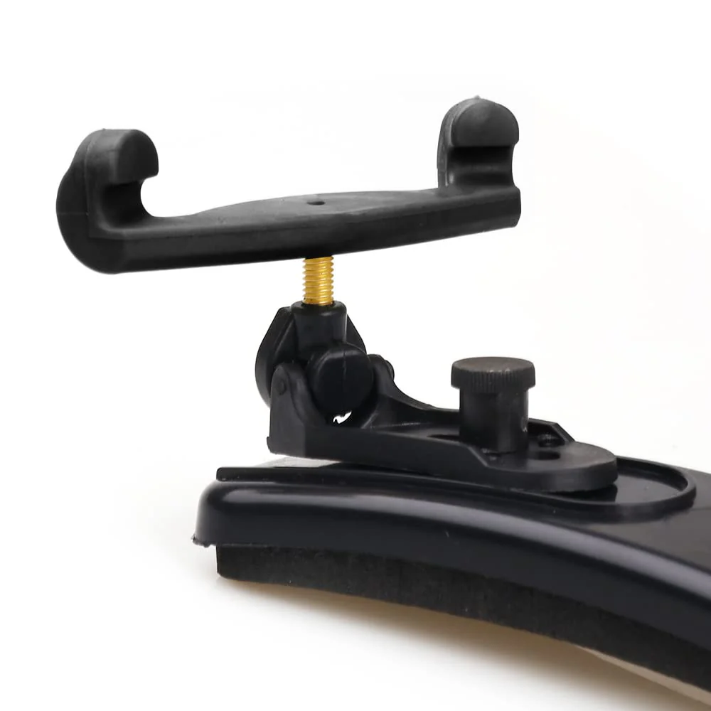 NANYI 4/4 Violin Shoulder Rest Collapsible Adjustable 3/4 Size Violin niversal Type Violin Parts soft Safety Easy to use, High strength sponge (Black) mute and rosin. - Image 5