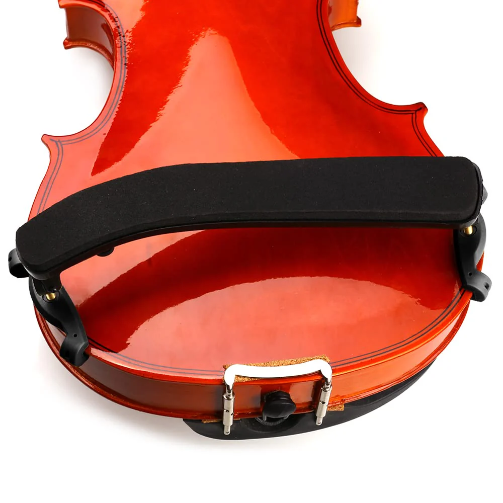 NANYI 4/4 Violin Shoulder Rest Collapsible Adjustable 3/4 Size Violin niversal Type Violin Parts soft Safety Easy to use, High strength sponge (Black) mute and rosin. - Image 8