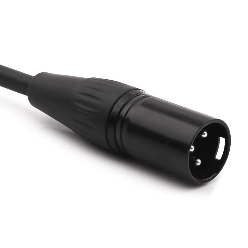 NANYI 6.35mm (1/4 Inch) TS Male to XLR Male Interconnect Audio Microphone Cable, Black/Alloy, Suitable for Microphones, Active Speakers, Stage, DJ, Studio Audio Console, 3M / 10FT XLR-M-10FT - Image 8