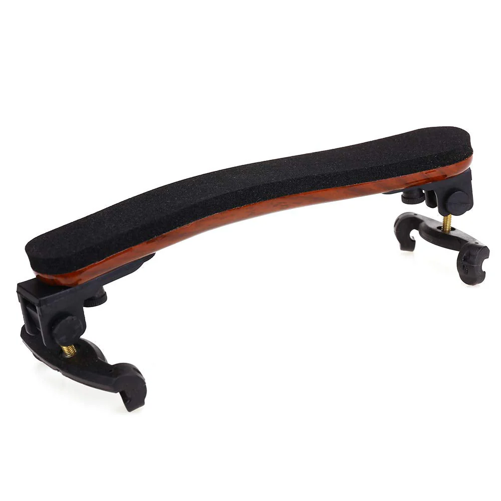 NANYI Violin Shoulder Rest for 4/4 and 3/4 with Collapsible and Height Adjustable Feet, Imitation wood grain. brown - Image 3