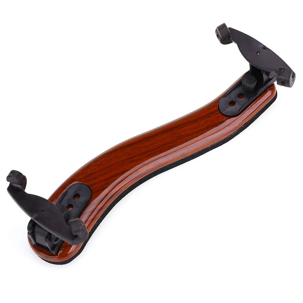 NANYI Violin Shoulder Rest for 4/4 and 3/4 with Collapsible and Height Adjustable Feet, Imitation wood grain. brown - Image 8