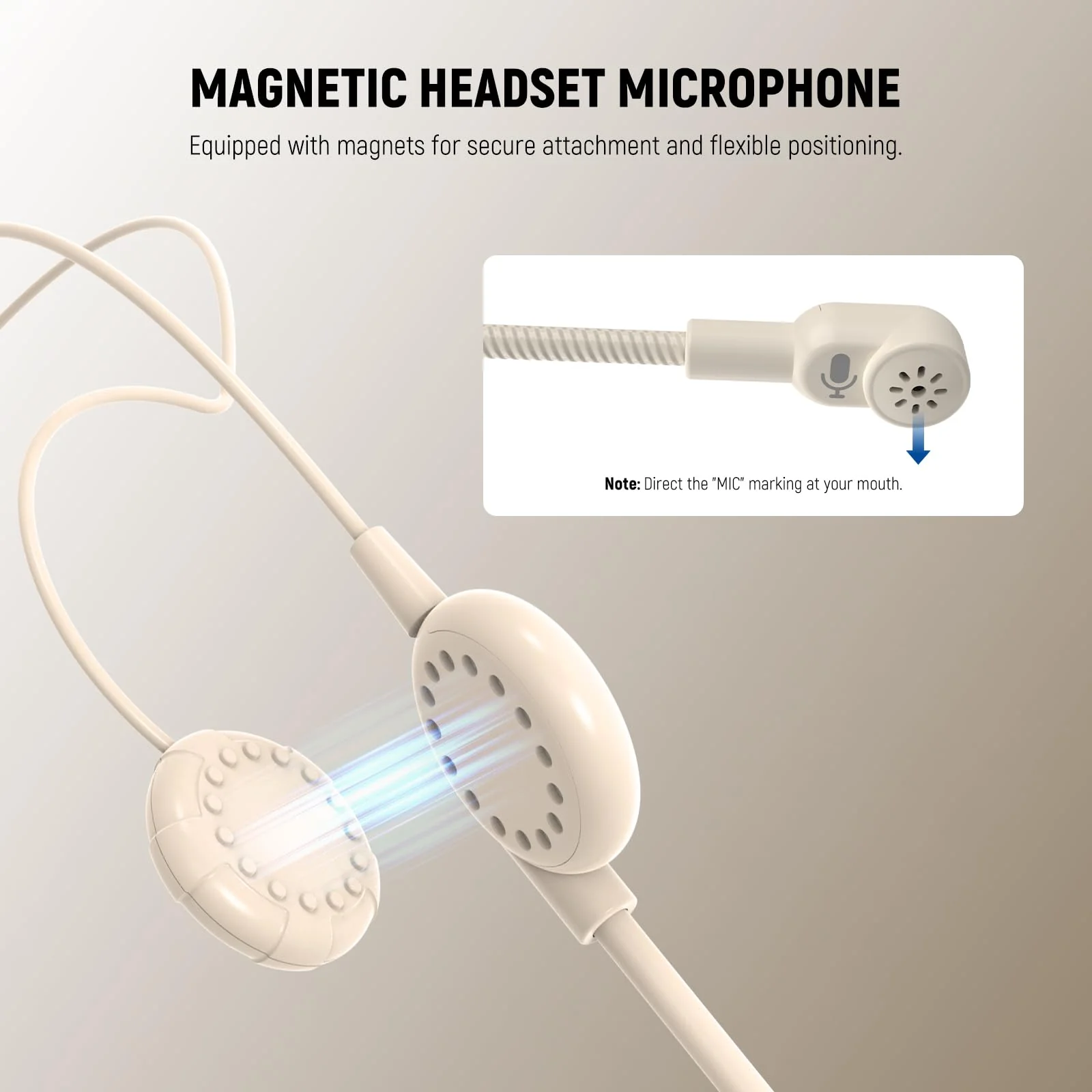 NEEWER Microphone Headset, Mono Track for Wired Voice Amplifier, Standard 3.5mm TRS Connector Jack Head Mic Plug for Teachers, Fitness Coaches, Tourism Guides, Public Speakers, LM9 - Image 2