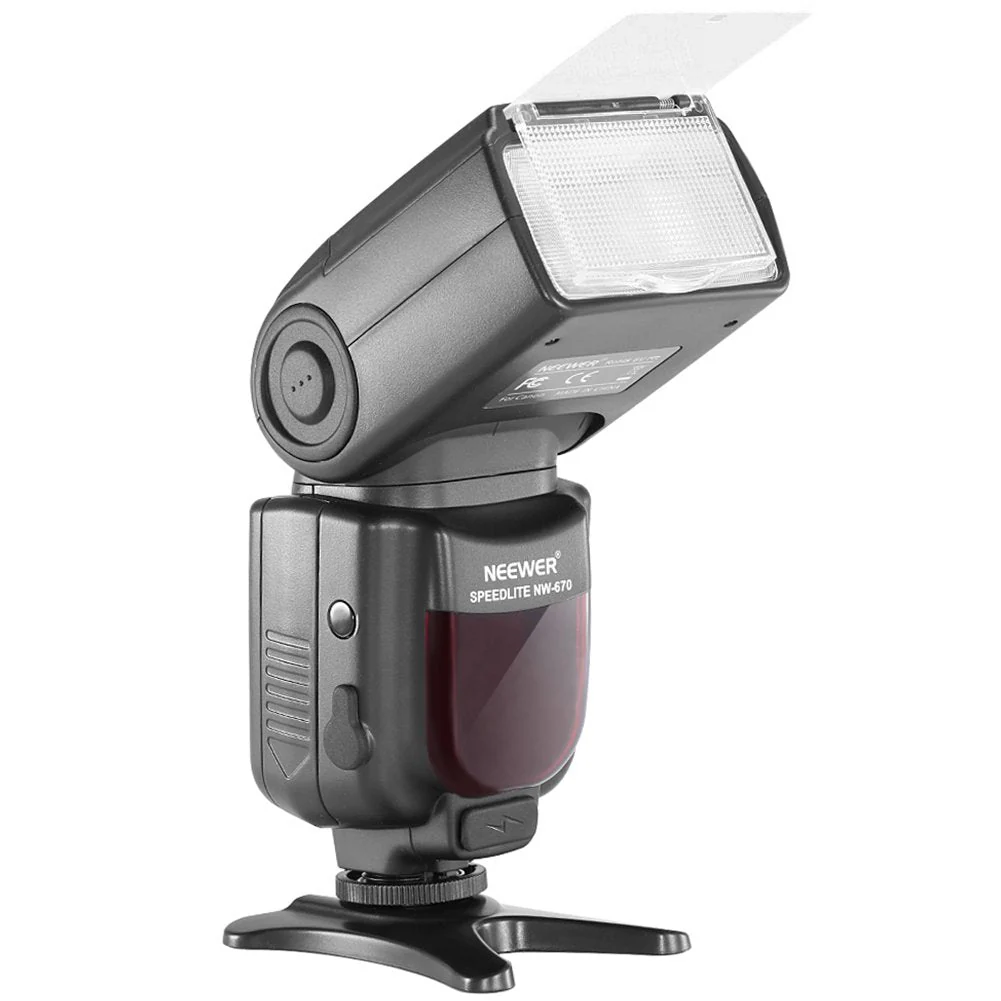 Neewer NW-670 TTL Flash Speedlite with LCD Display for Canon 7D Mark II, 5D Mark II III, IV,1300D, 1200D, 1100D, 750D, 700D, 650D, 600D, 550D, 500D, 100D, 80D, 70D, 60D and Other Canon DSLR Cameras - Image 4