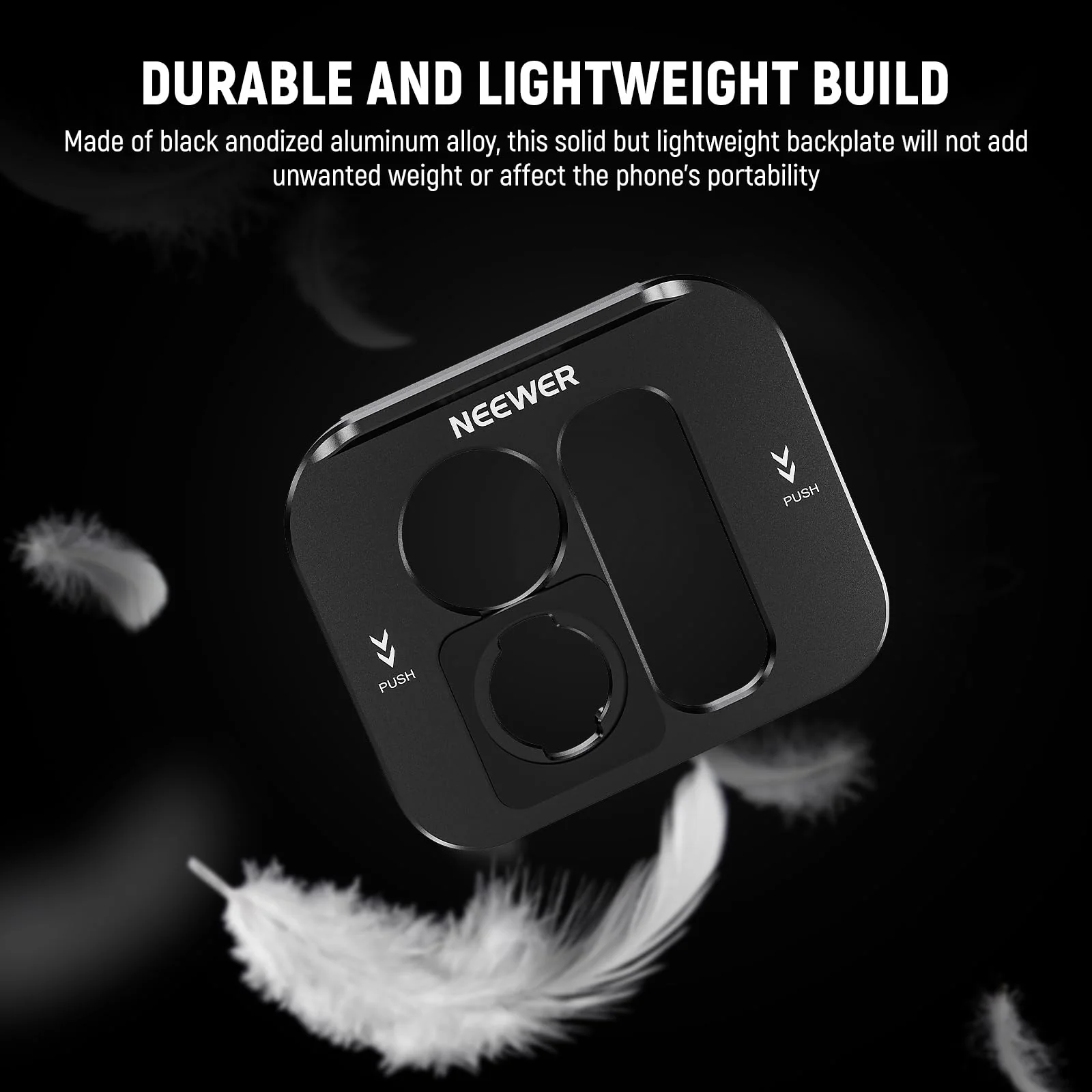 NEEWER T Series Lens Backplate for iPhone 15 Pro and iPhone 15 Pro Max Phone Cage (PA023 & PA024), Quick Release Phone Lens Mount Adapter Compatible with Moment T Series Mobile Lenses, PA034 - Image 7