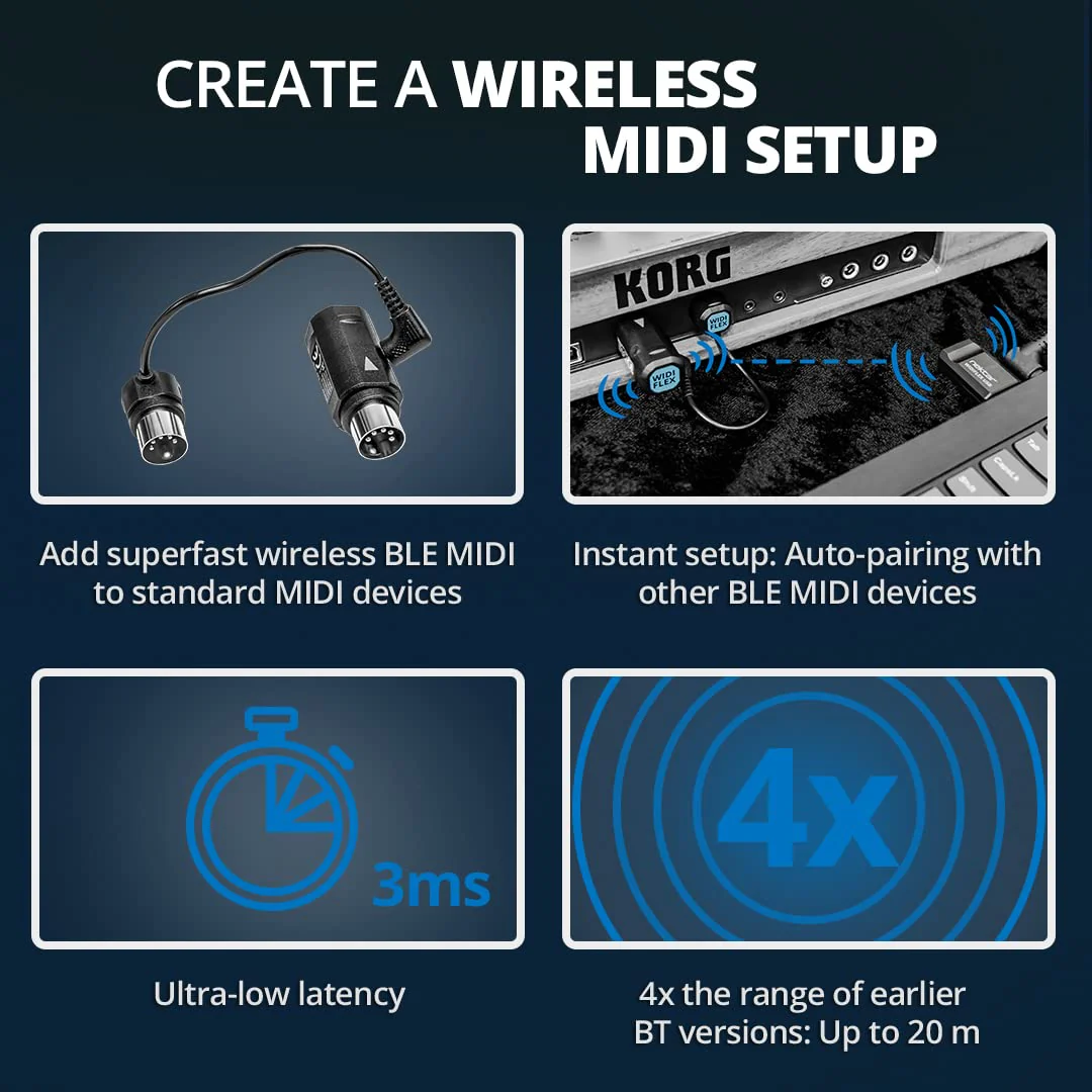 Nektar WIDIFLEX Wireless Bluetooth MIDI Interface - Image 3