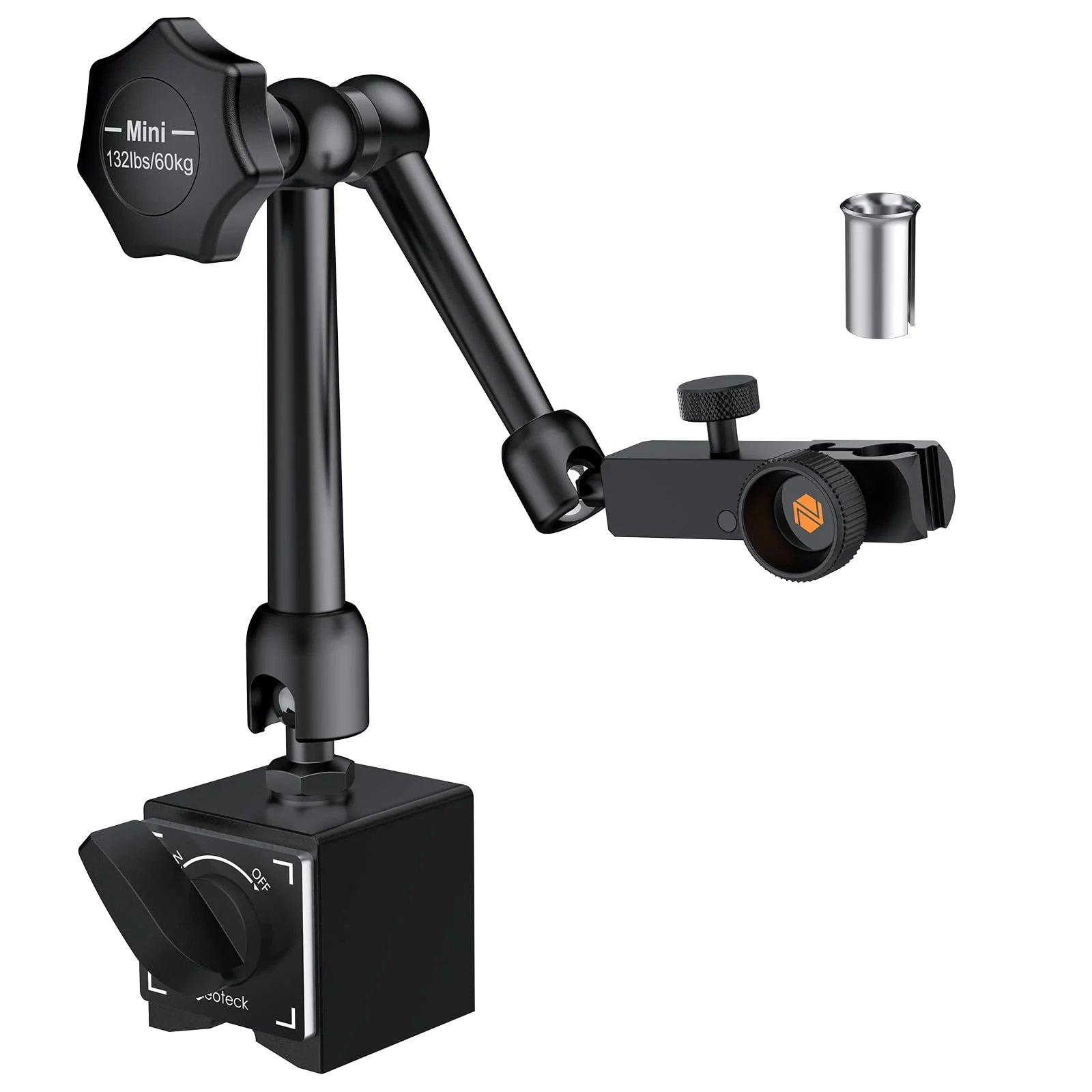 Neoteck Magnetic Tripod Measuring Stand for Dial Gauge with Central Clamping Magnetic Dial Gauge Base Stand Holder Measuring Tripod 60 kg Max. Tensile Force - Black 132 lbs (60 kg) - Image 7