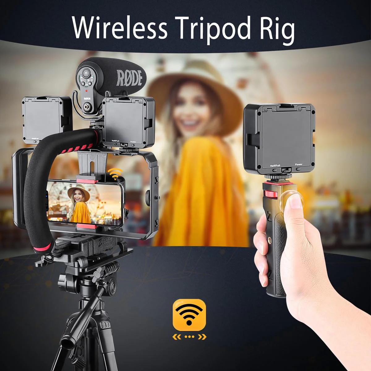 Neotter Handheld Stabilizer with Smartphone Video Rig, Video Action Handhels Rig for All Camera Action Camera Camcorder and Smartphones ﻿ - Image 4
