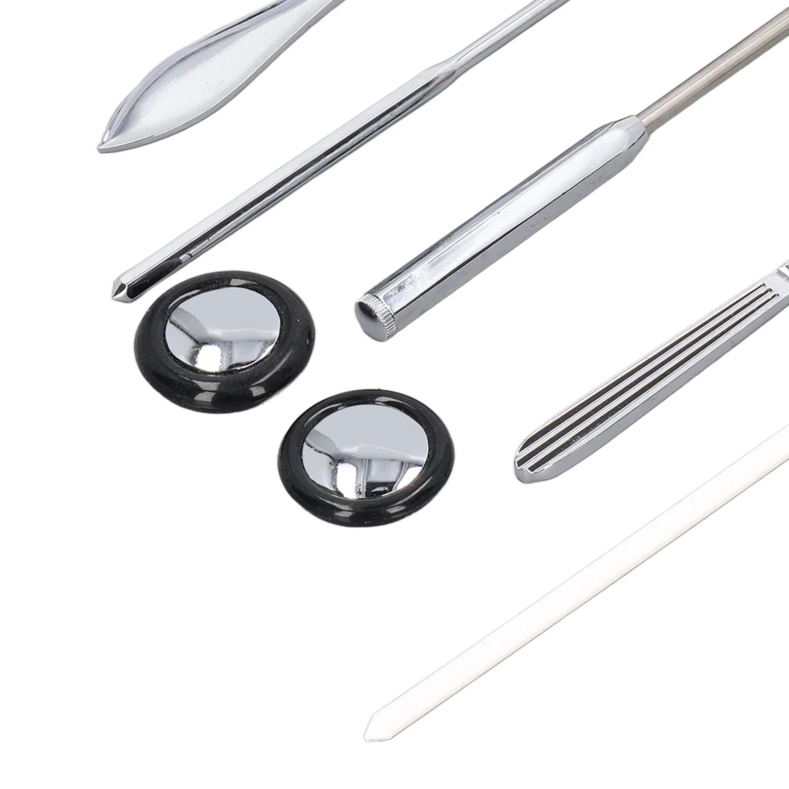 Neurological Reflex Hammer Set, 5 Pieces, Medical Neurological Hammer Set Made of Stainless Steel, Multifunctional Portable Reflex Hammer for Examination of the Nervous System - Image 8