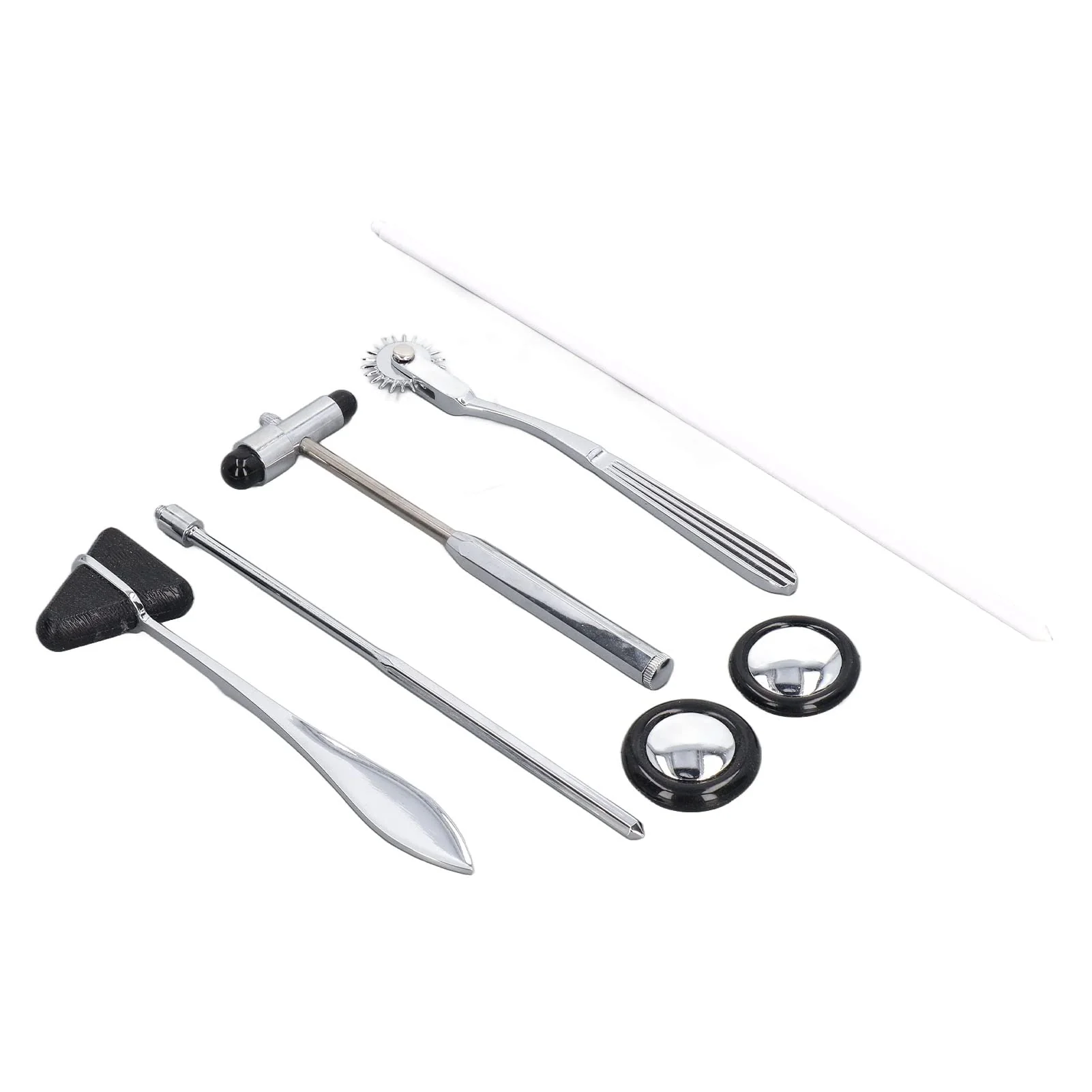 Neurological Reflex Hammer Set, 5 Pieces, Medical Neurological Hammer Set Made of Stainless Steel, Multifunctional Portable Reflex Hammer for Examination of the Nervous System - Image 9