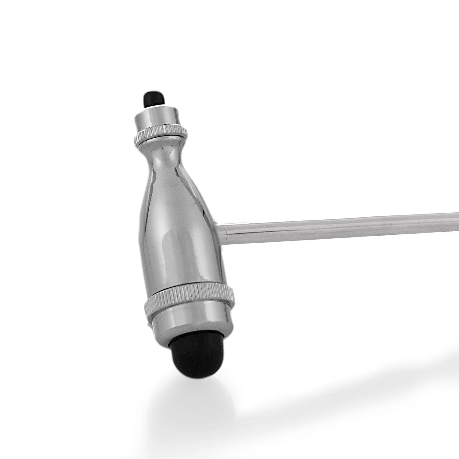 Neurological Reflex Hammer Trömner Tromner | For Skin Reflections and Surface Reactions | Metal with Double Function Head Silver - Image 2