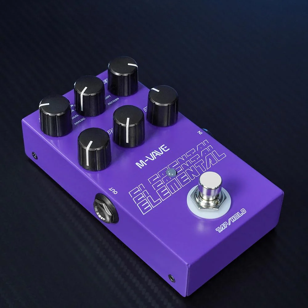 New Elemental Digital Delay Pedal 9 Different Delay Guitar Effects Delay Guitar Pedal Supporr for HOLD Mode and TAP - Image 4