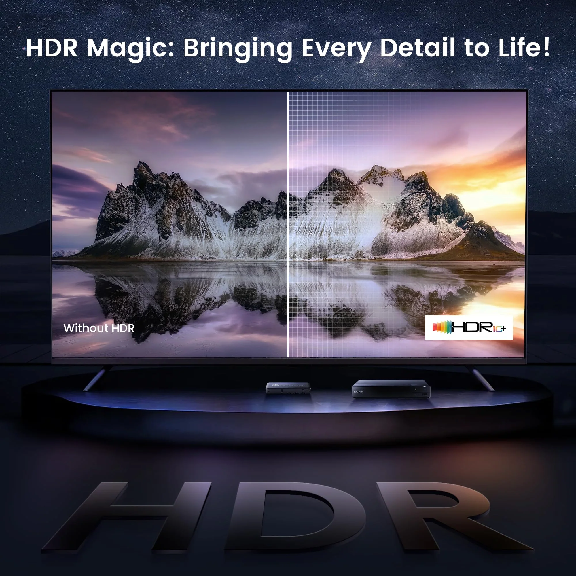 NEWCARE 3 Ports HDMI 2.1 Switch Box 4K@120Hz, HDMI 2.1 Splitter 3 in 1 out with Remote & Auto-Switching, HDMI selector switch Support VRR ALLM HDR 3D Audio, for PS5, Xbox, PC, Streaming Device 3x1 4K@120Hz - Image 8