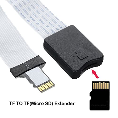 NFHK Micro-SD TF Memory Card Kit Male to TF Female Extension Soft Flat FPC Cable Extender 25cm - Image 2