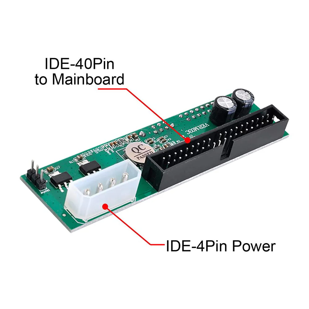 NFHK SATA Disk to IDE/PATA 40Pin Motherboard Converter Adapter PCBA for Desktop & 2.5 3.5" Hard Disk Drive 3.5INCH SATA Disk to IDE Host - Image 5