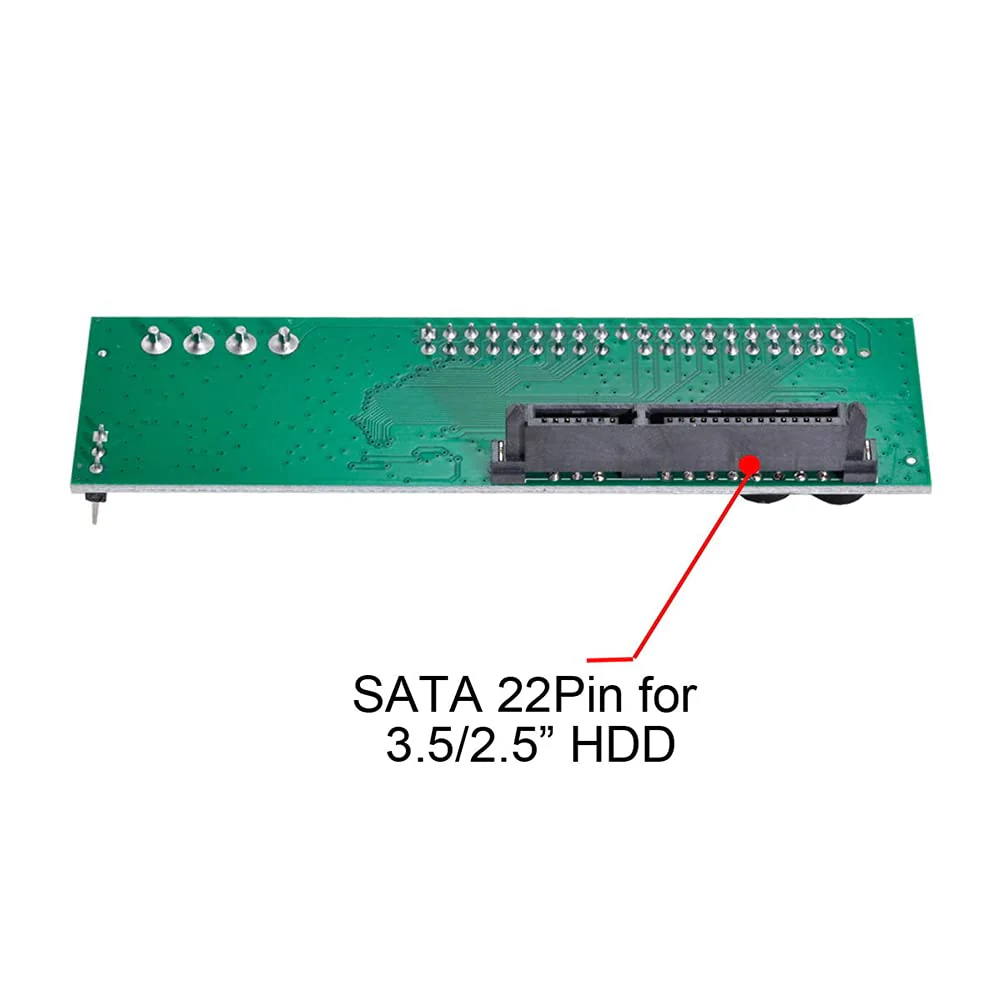 NFHK SATA Disk to IDE/PATA 40Pin Motherboard Converter Adapter PCBA for Desktop & 2.5 3.5" Hard Disk Drive 3.5INCH SATA Disk to IDE Host - Image 9