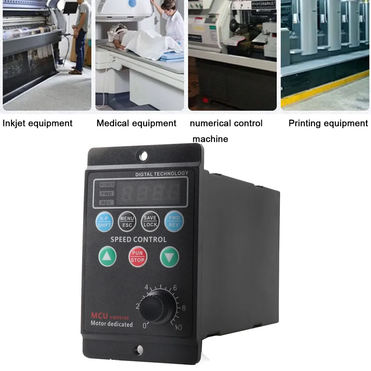 NICCOO Frequency Converter, 750 W VFD Frequency Converter Inverter Drive Inverter Variable Frequency Driver Inverter, Single-Phase Input and Three-Phase Output, for 3 Phase Three-Phase Motors - Image 7