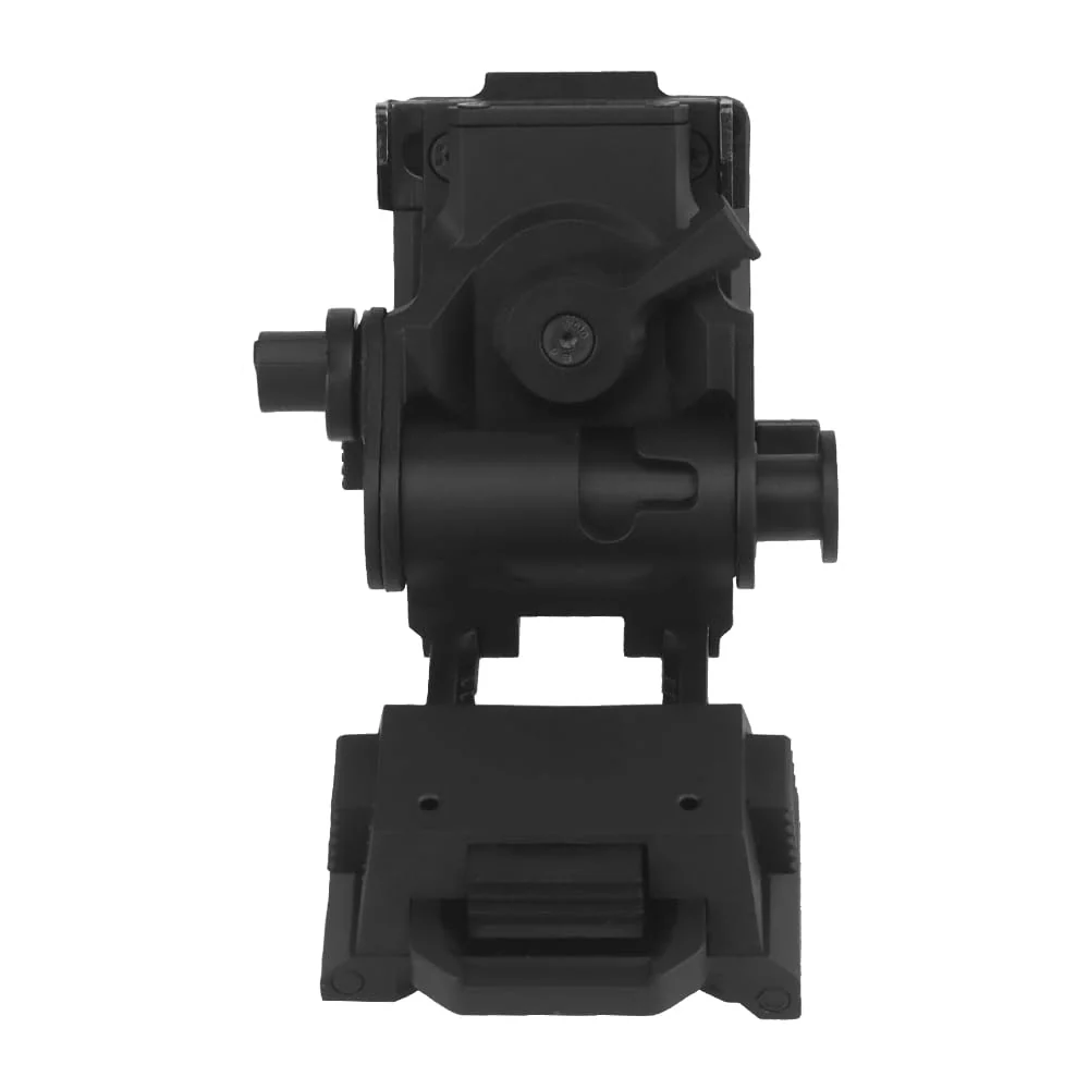 Night Vision Goggle L4G24 Mount,Airsoft Helmet Nylon NVG Mount for PVS15 PVS18 PGPNVG18 Night Vision Goggle Black - Image 2