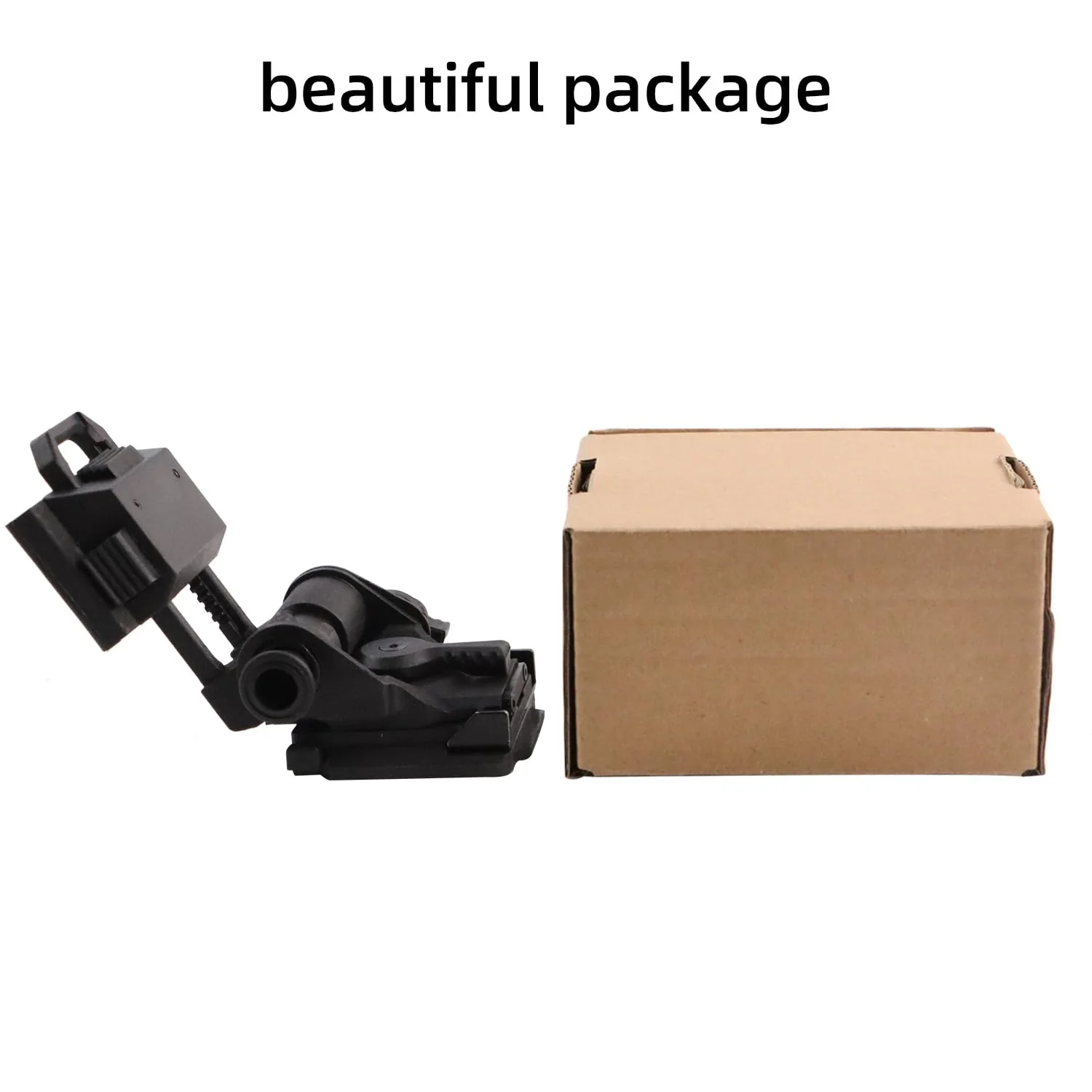 Night Vision Goggles NVG Mount for L4G24 Helmet Mount PVS15/18(Black/TAN)… plastics -BLACK - Image 6