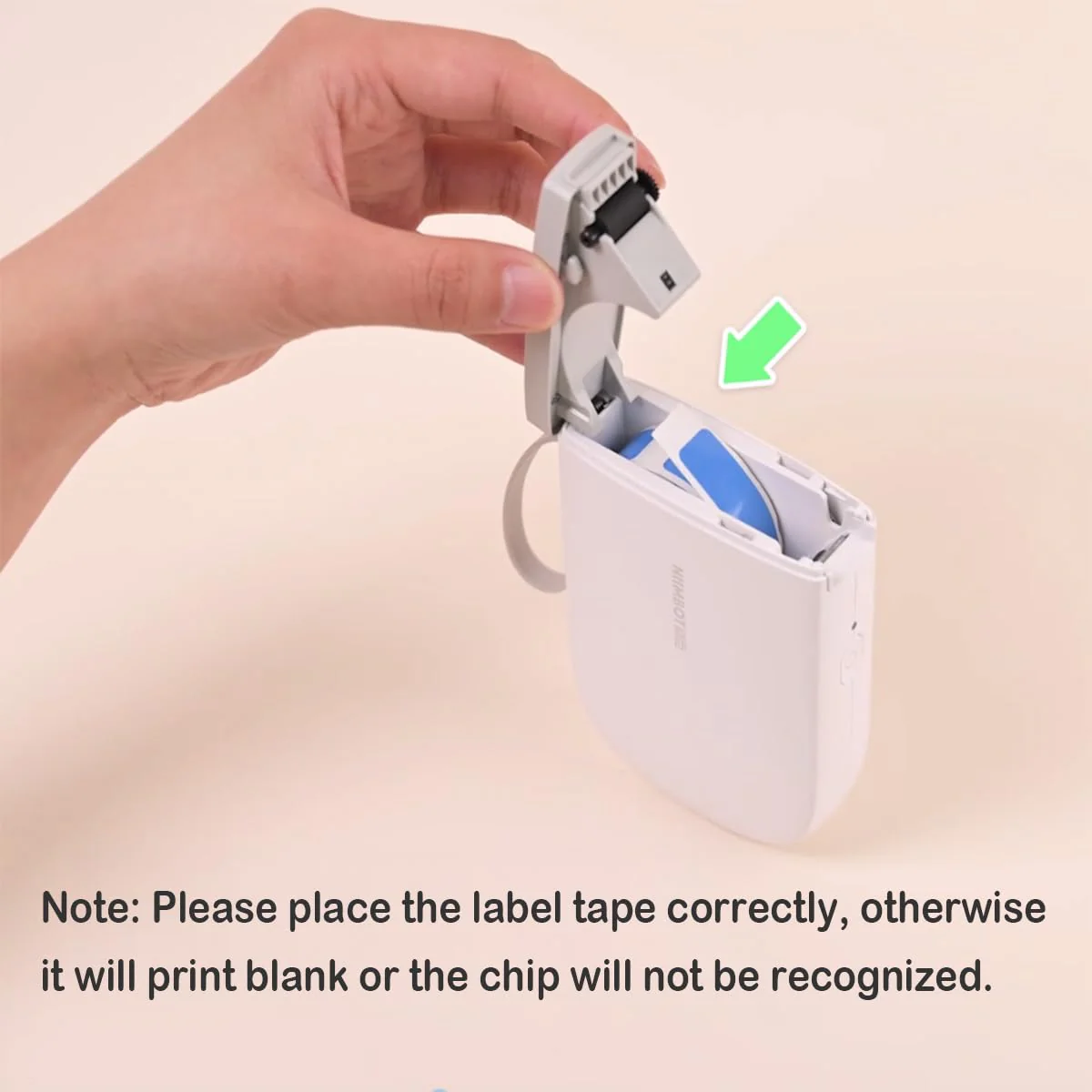 NIIMBOT Label Tape of Model D11/D110/D101 Printer, (3 Rolls, 0.47"×1.57"/12×40mm) Adapted Label Printing Paper, Office & Home Labeling Tape Replacement (White) - Image 4