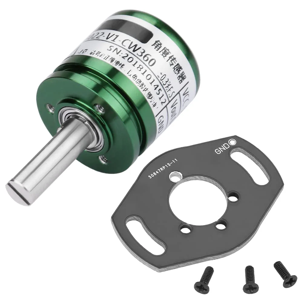 Nikou Hall Angle Sensor, Rotary Encoder, Rotary Encoder, Rotation Axis Resolution, 0.088°, 0-360 Degree, Rotating Hall Angle Sensor, 0-5V Output, Full Circle, 12 Bit