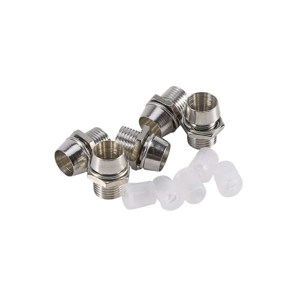Nikou LED Lamp Holder, Pack of 50 Silver LED Socket, LED Holder, 5 mm LED Holder Panel Display, LED Holder Socket, Thread Mount, Size 8 mm - Image 2