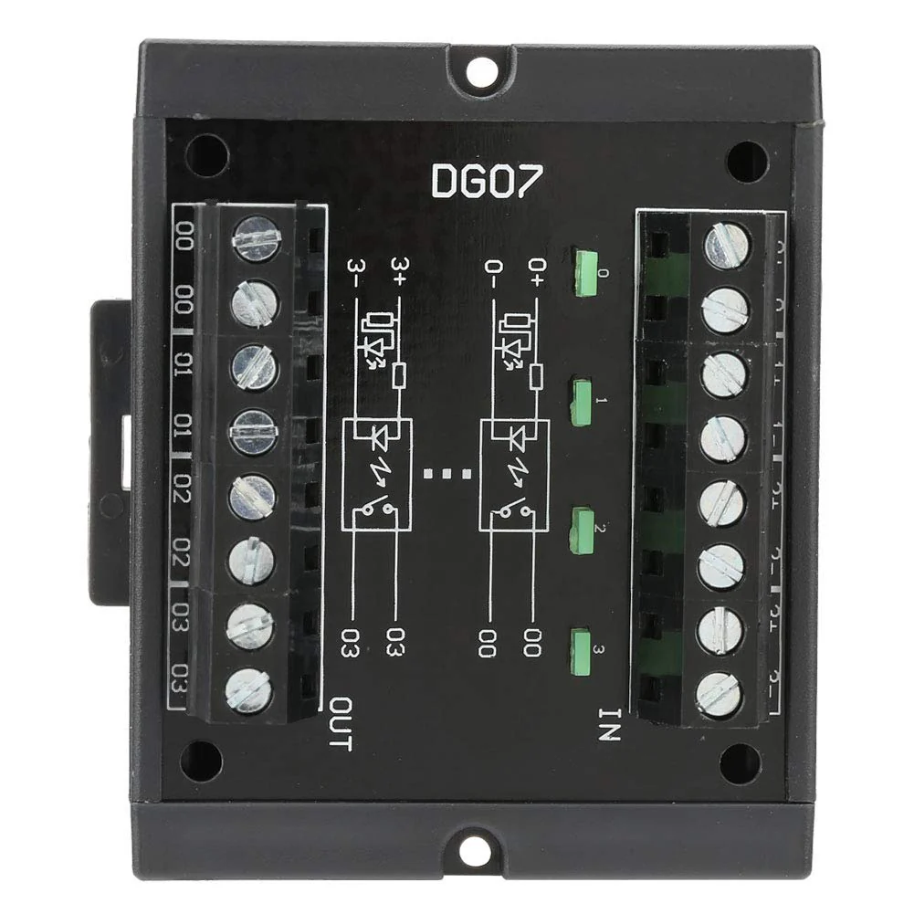 Nikou Level Converter, High Stability 10-28V Logic Level Converter, 4-Channel NPN to PNP Level Conversion with Two Lines DG07 - Image 6