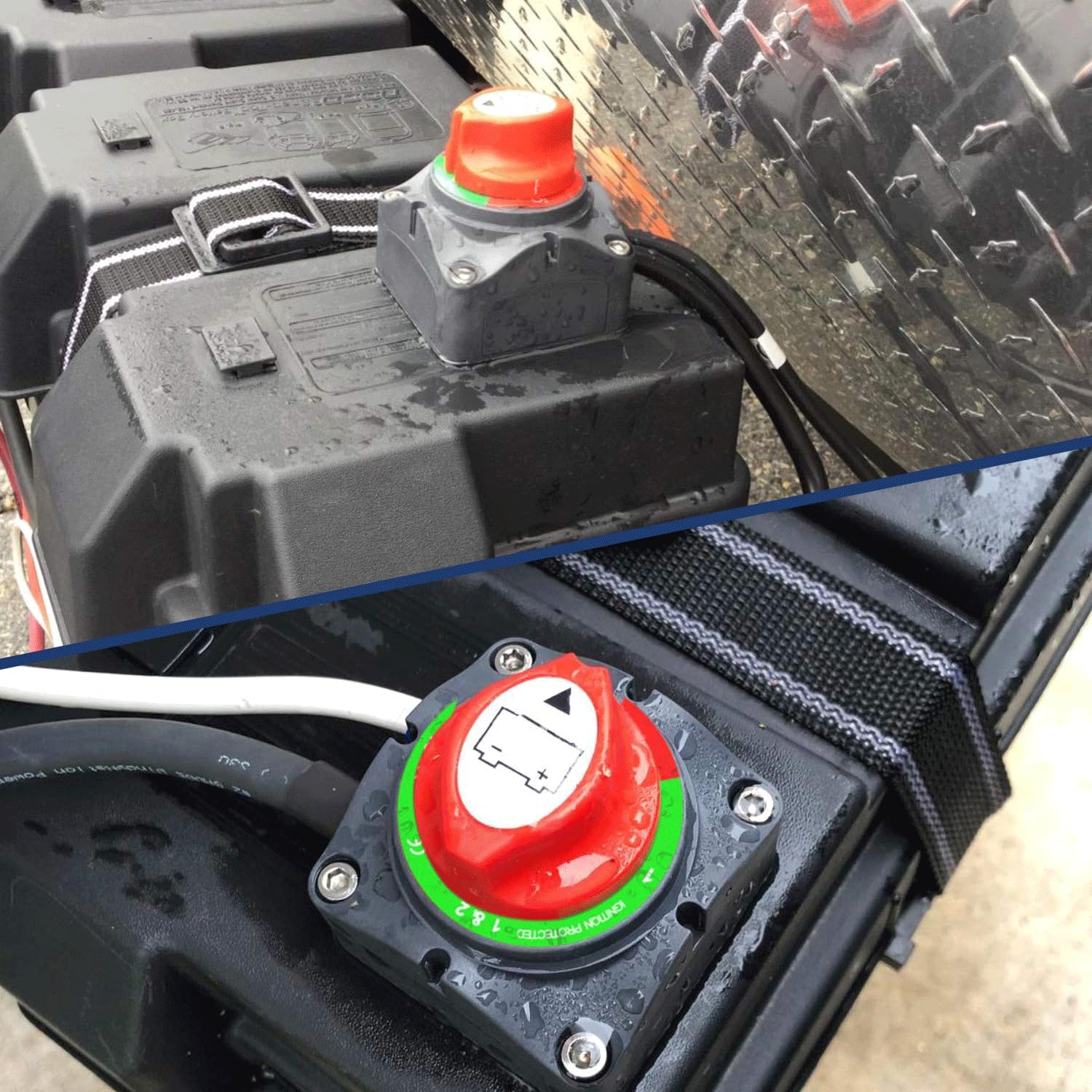 Nilight Battery Switch 1-2-Both-Off 12V 24V 48V 600A High Current Heavy Duty Battery Power Cut Master Switch Disconnect Isolator for Truck Vehicle Trailer RV Marine Boat Yacht 1-2-Both-Off Switch 600A - Image 7