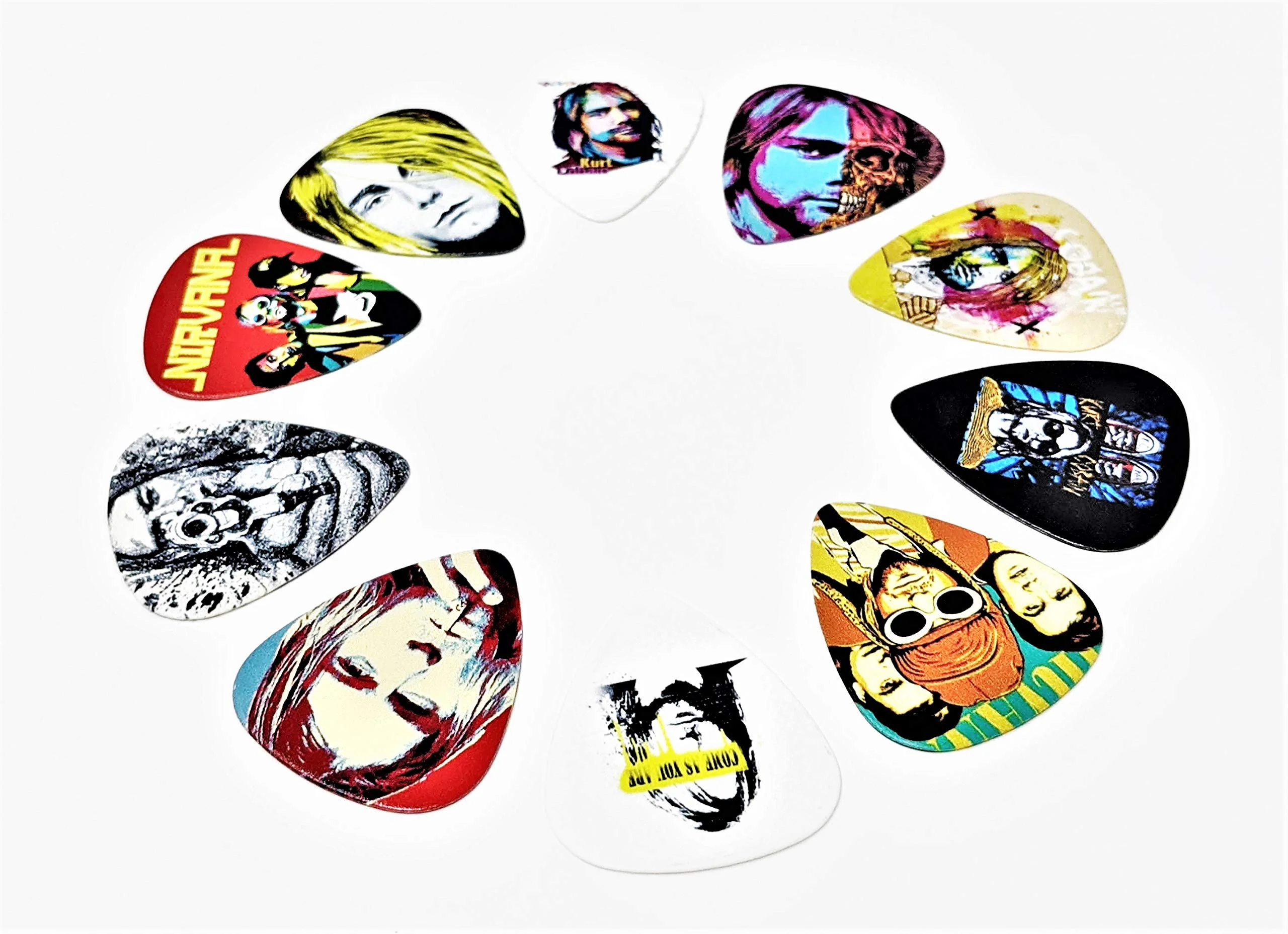 Nirvana | Kurt Cobain Guitar Picks (10 picks in a pack) - Image 2