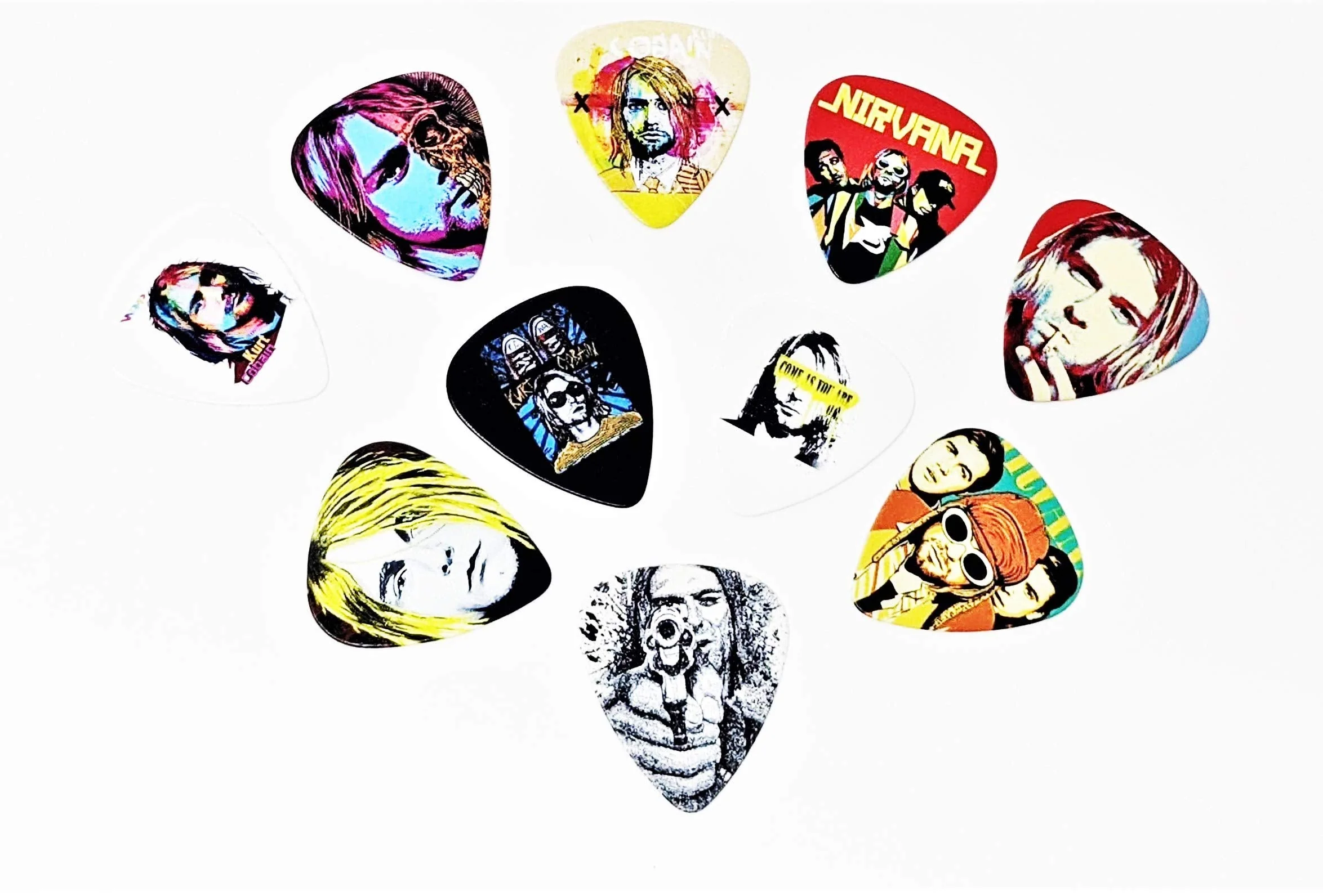Nirvana | Kurt Cobain Guitar Picks (10 picks in a pack) - Image 3