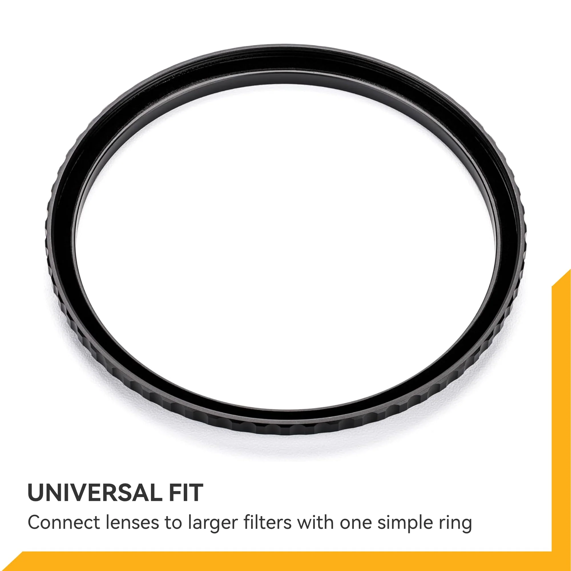 NiSi - Brass Pro 67mm to 82mm Step-Up Ring - Threaded Stepping Adapter Ring, 67mm Male Lens Attachment 82mm Female Filter and Accessory Thread - Matte Black Finish to Prevent Reflections, Brass Alloy 67-82mm - Image 2