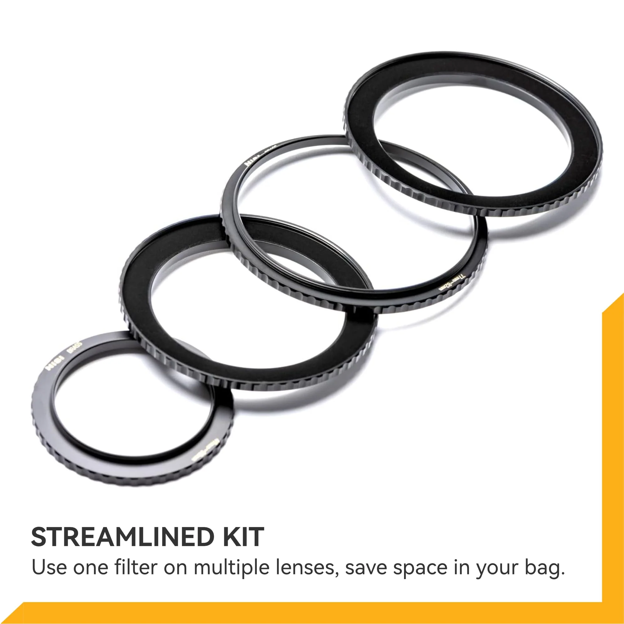 NiSi - Brass Pro 67mm to 82mm Step-Up Ring - Threaded Stepping Adapter Ring, 67mm Male Lens Attachment 82mm Female Filter and Accessory Thread - Matte Black Finish to Prevent Reflections, Brass Alloy 67-82mm - Image 5