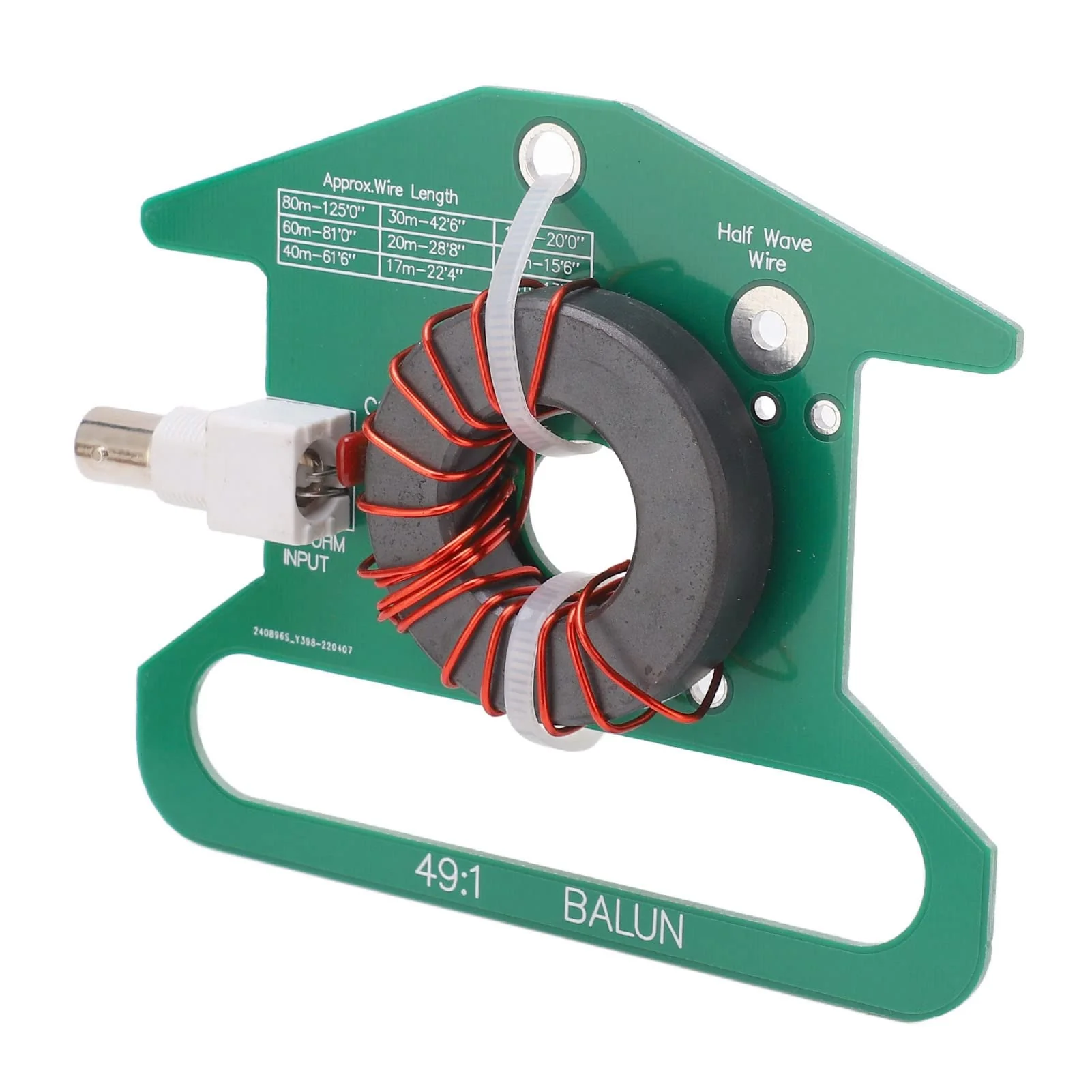 No Tune End Fed Half Antenna Module Shortwave Radio Balun Antenna Balanced to Unbalanced Transformer 535MHz - Image 3