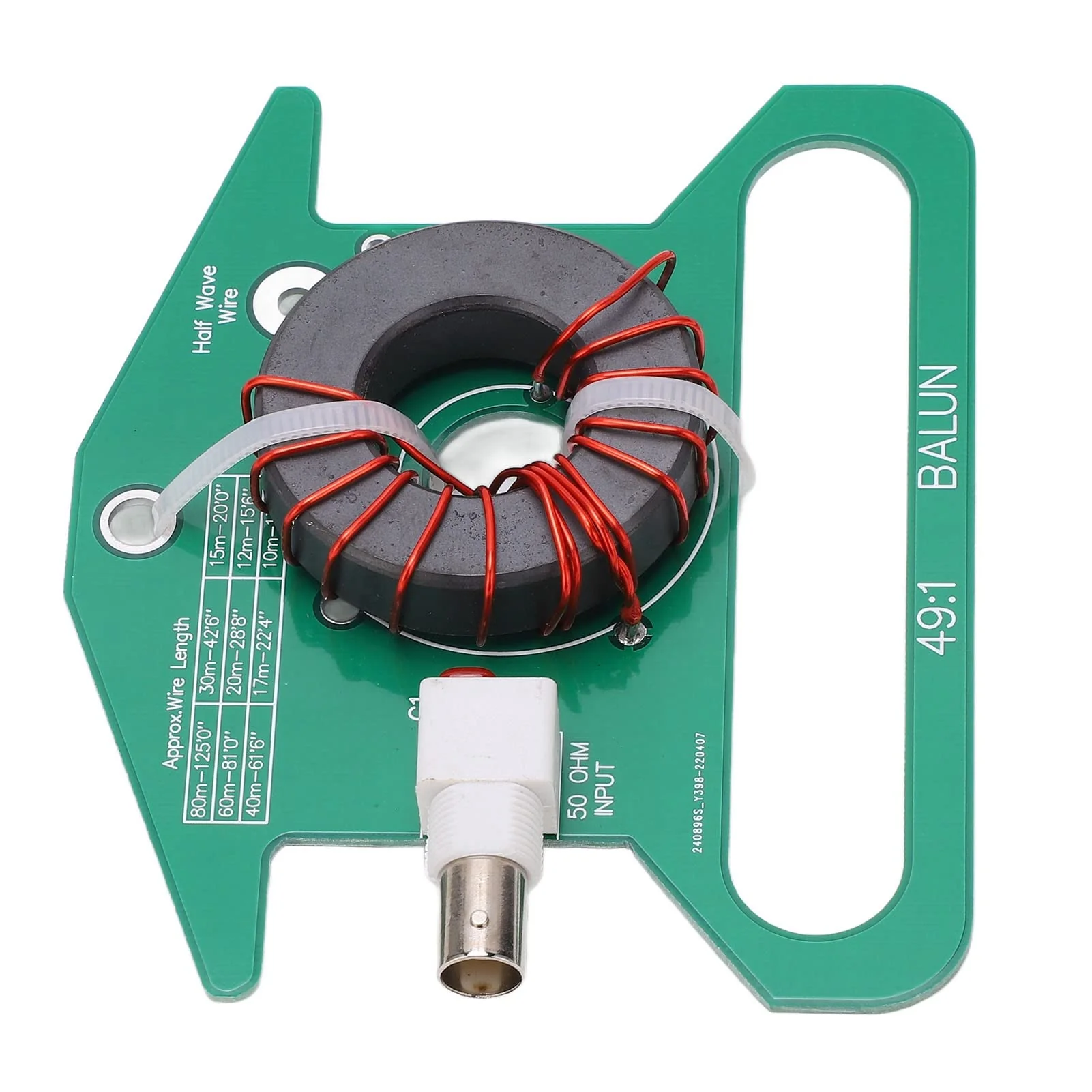 No Tune End Fed Half Antenna Module Shortwave Radio Balun Antenna Balanced to Unbalanced Transformer 535MHz - Image 4