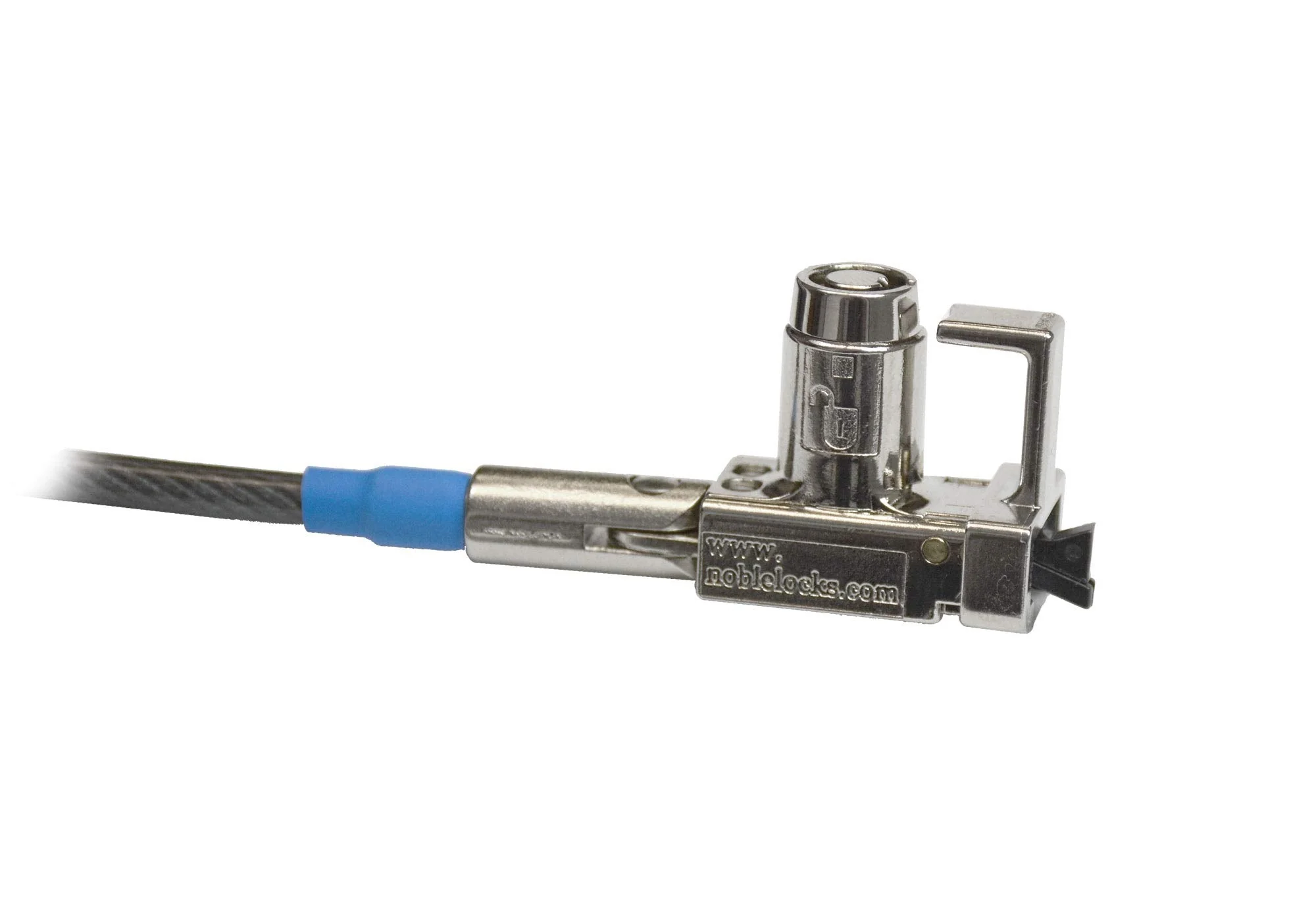 Noble Locks TZ04T Compact Wedge Lock with Barrel Key for Dell Latitude Laptops - Image 2
