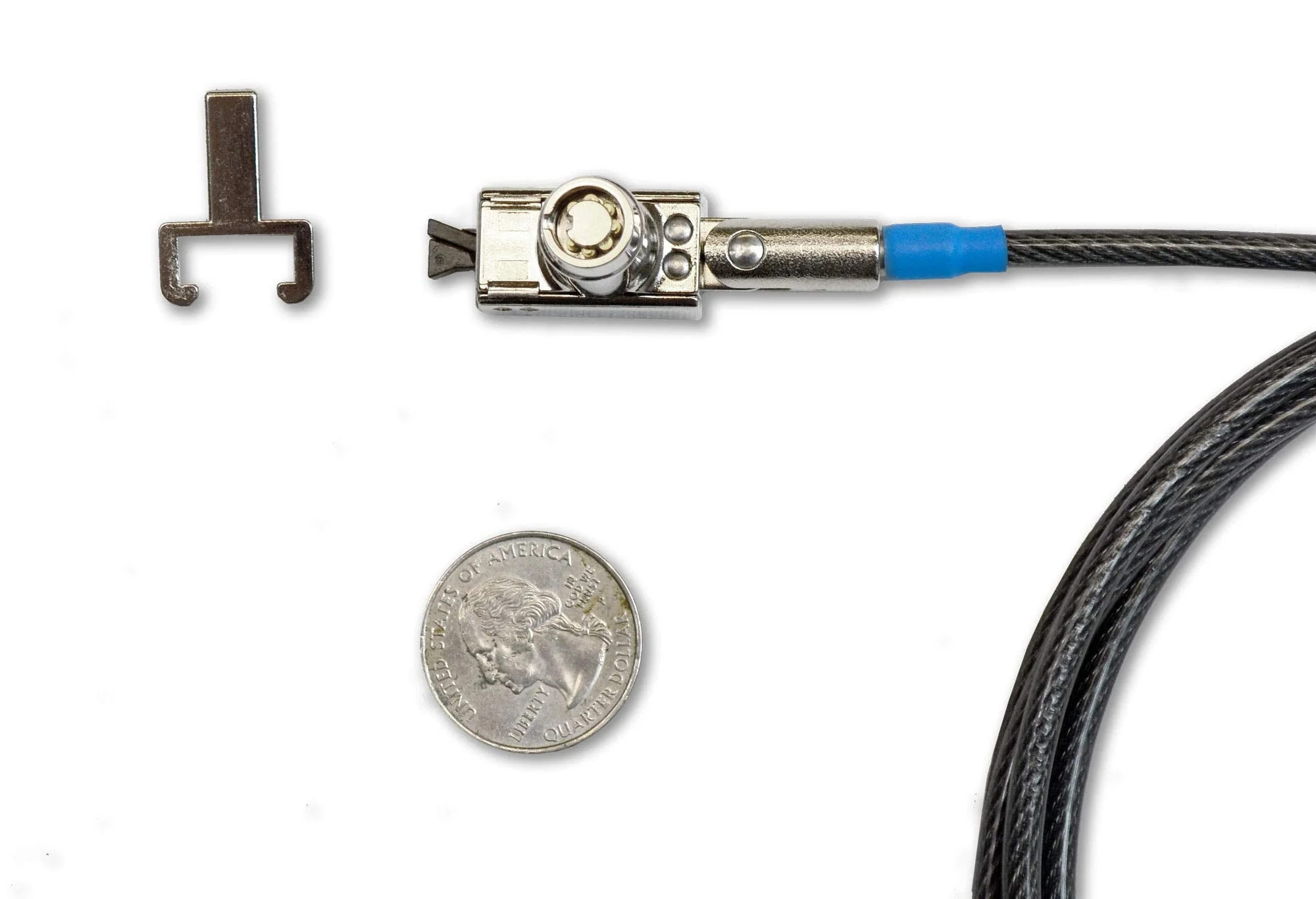 Noble Locks TZ04T Compact Wedge Lock with Barrel Key for Dell Latitude Laptops - Image 7