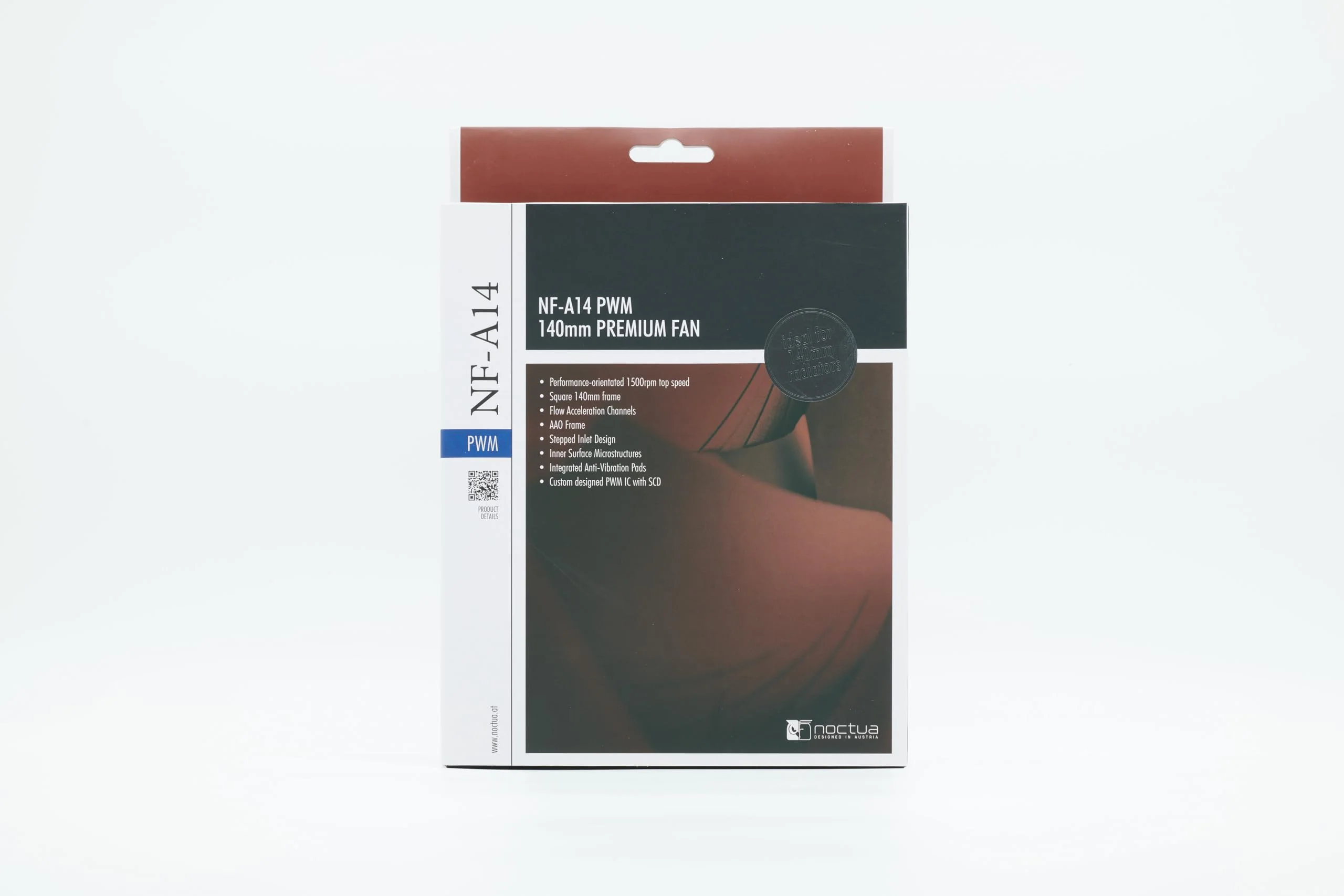Noctua NF-A14 PWM, Premium Quiet Fan, 4-Pin (140mm, Brown) - Image 7