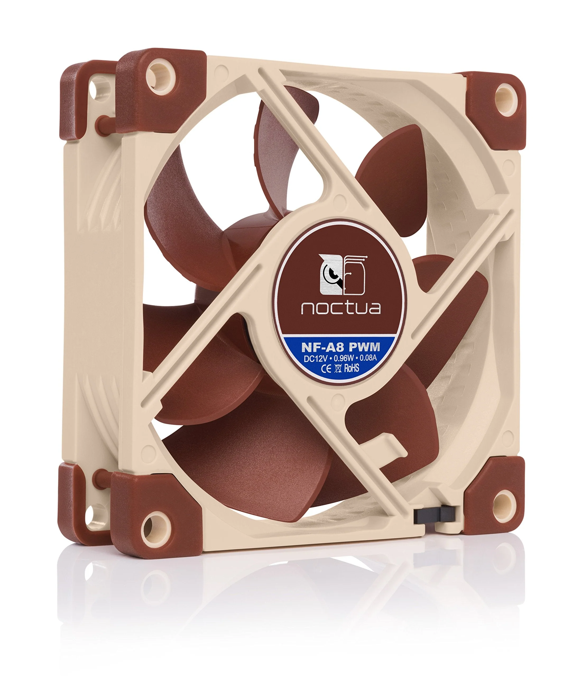 Noctua NF-A8 PWM, Premium Quiet Fan, 4-Pin (80mm, Brown) 80x80x25mm - Image 2